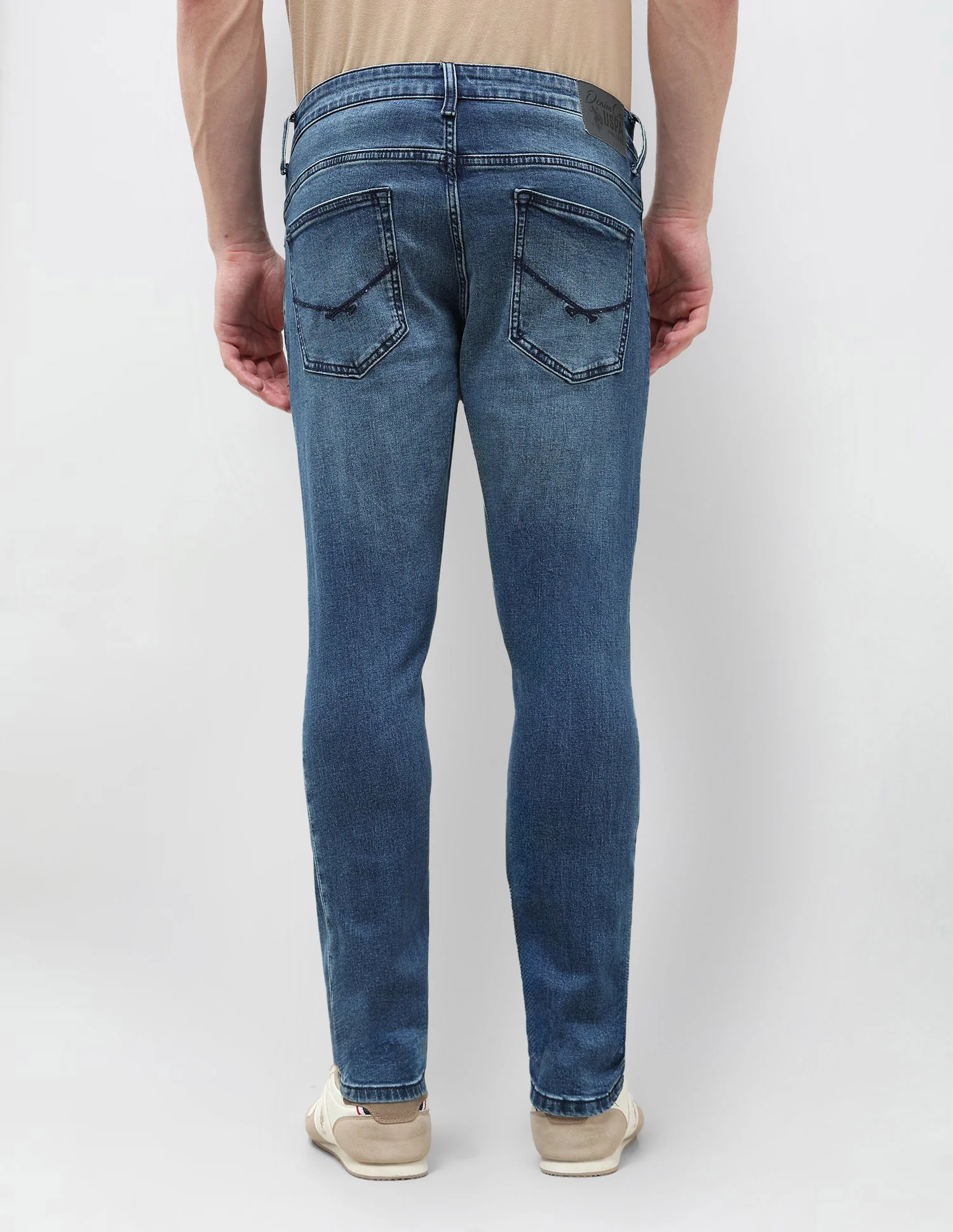 Henry Tapered Fit Blue Jeans - Image 5