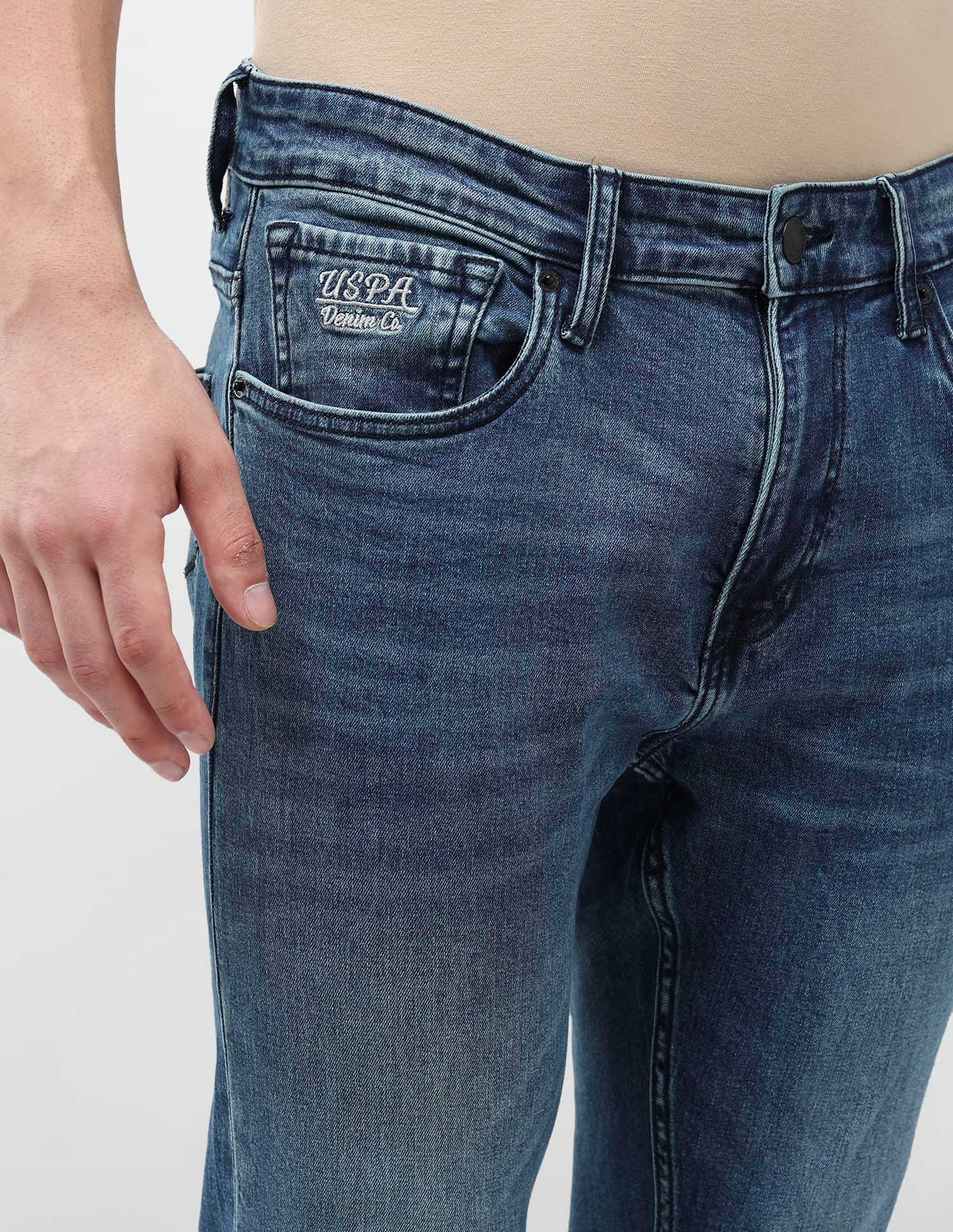 Henry Tapered Fit Blue Jeans - Image 7