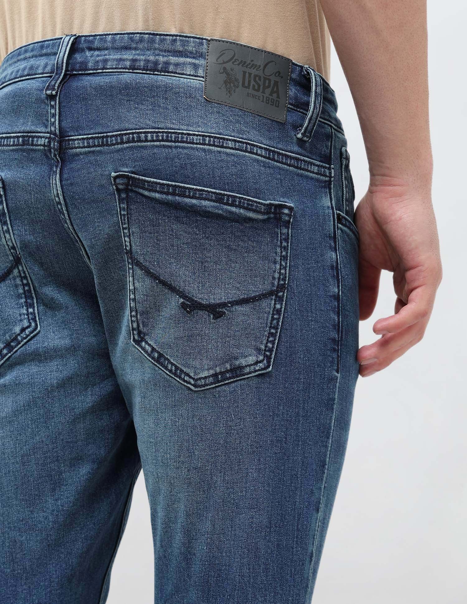 Henry Tapered Fit Blue Jeans - Image 8