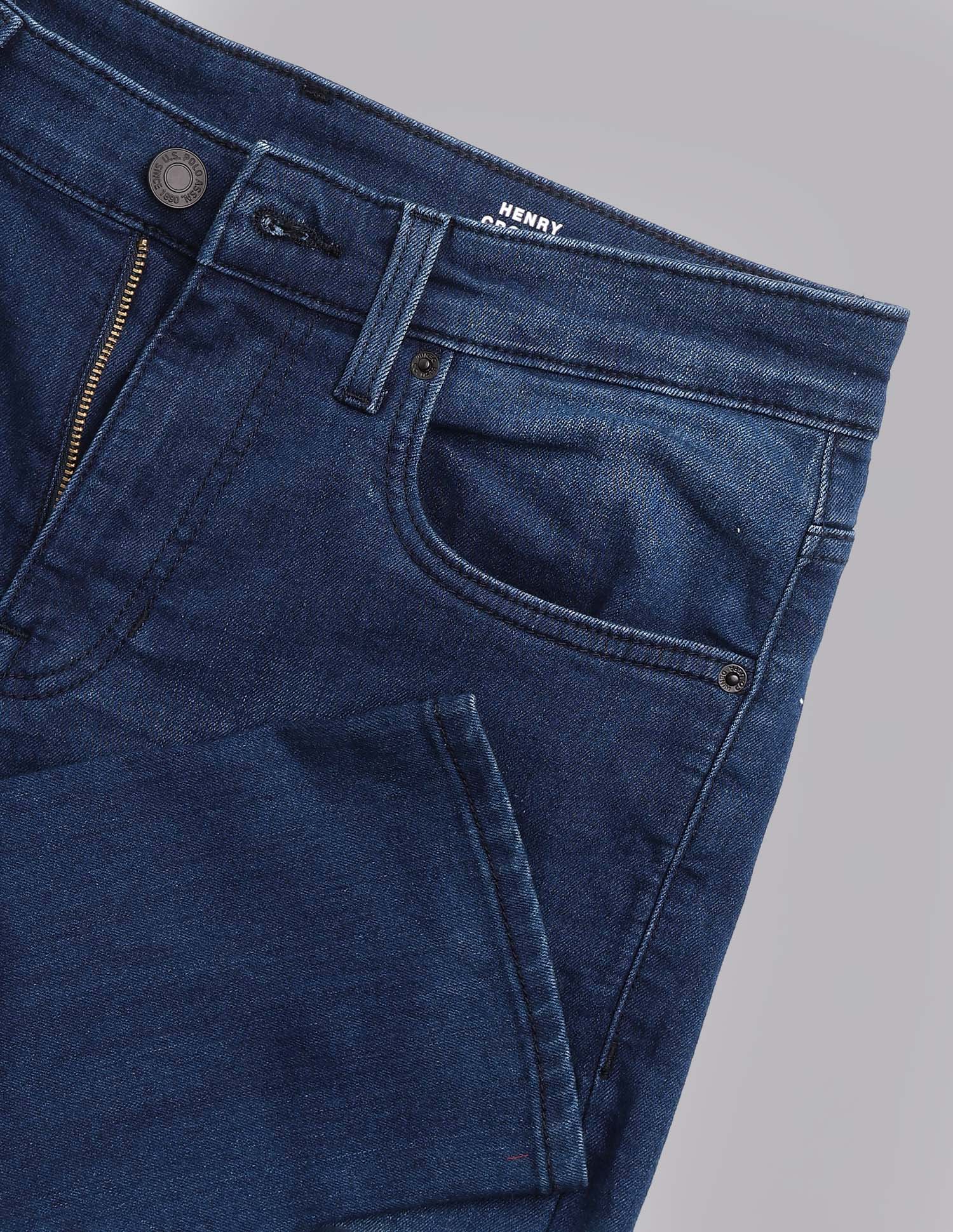 Henry Tapered Fit Blue Jeans - Image 2