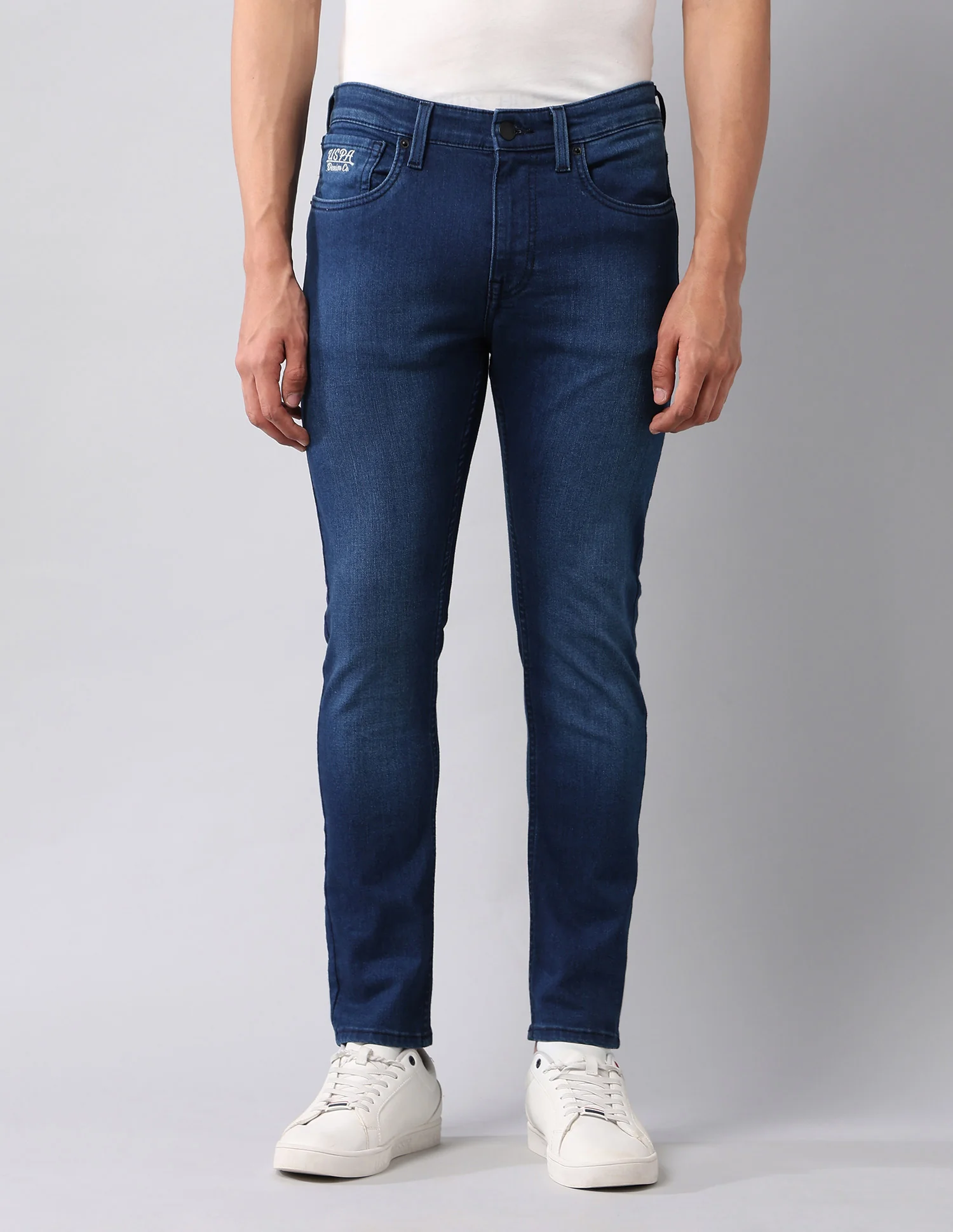 Henry Tapered Fit Blue Jeans - Image 6