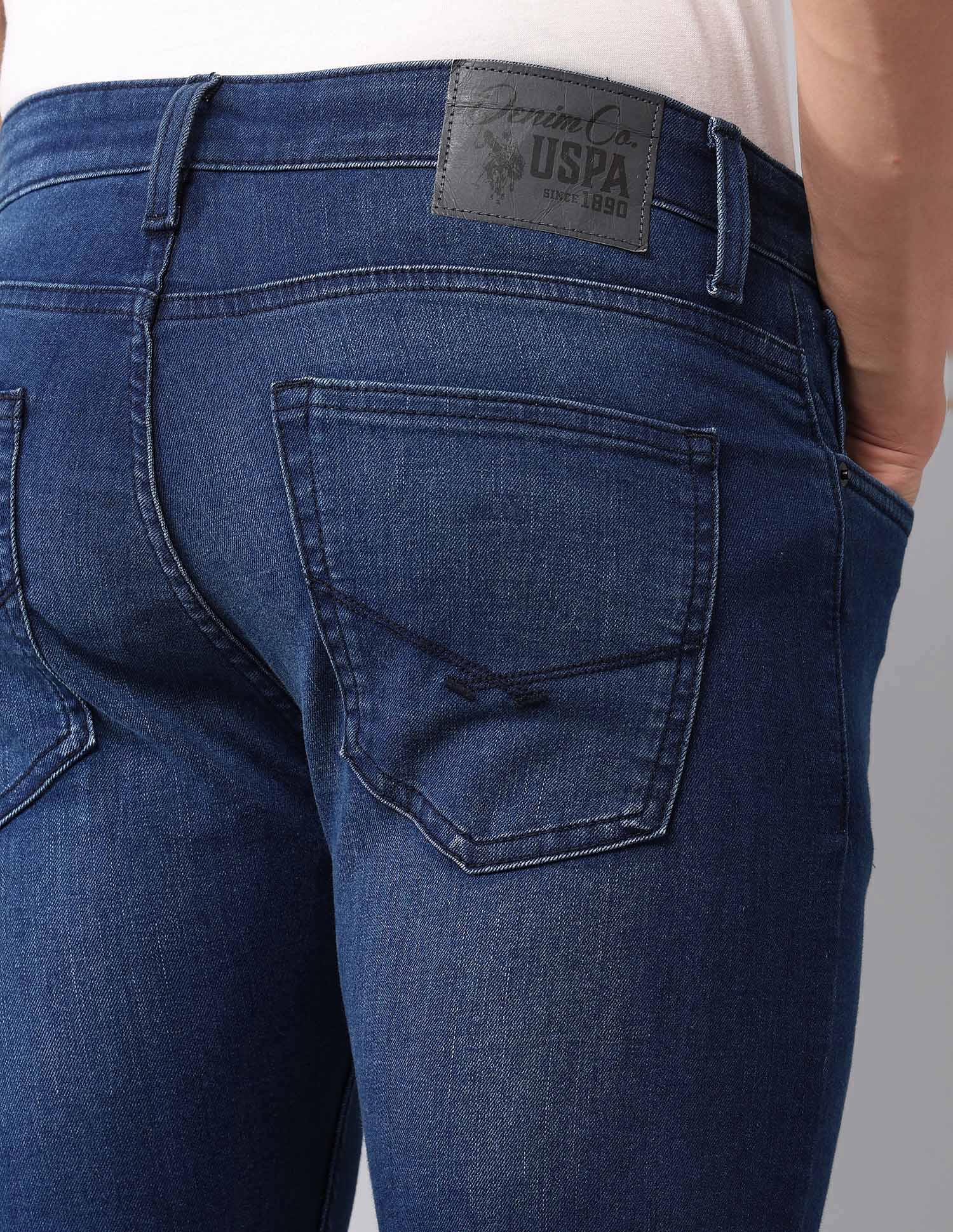 Henry Tapered Fit Blue Jeans - Image 8