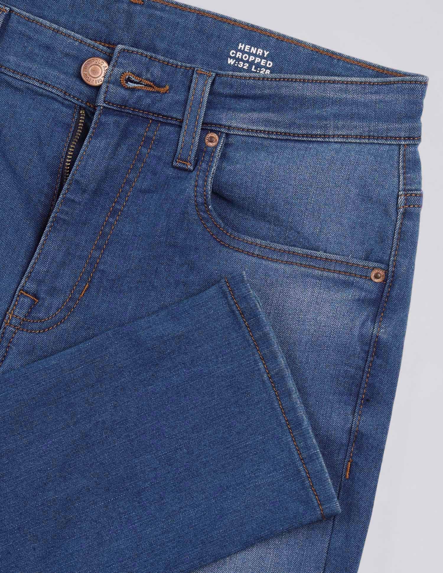 Henry Tapered Fit Blue Jeans - Image 2