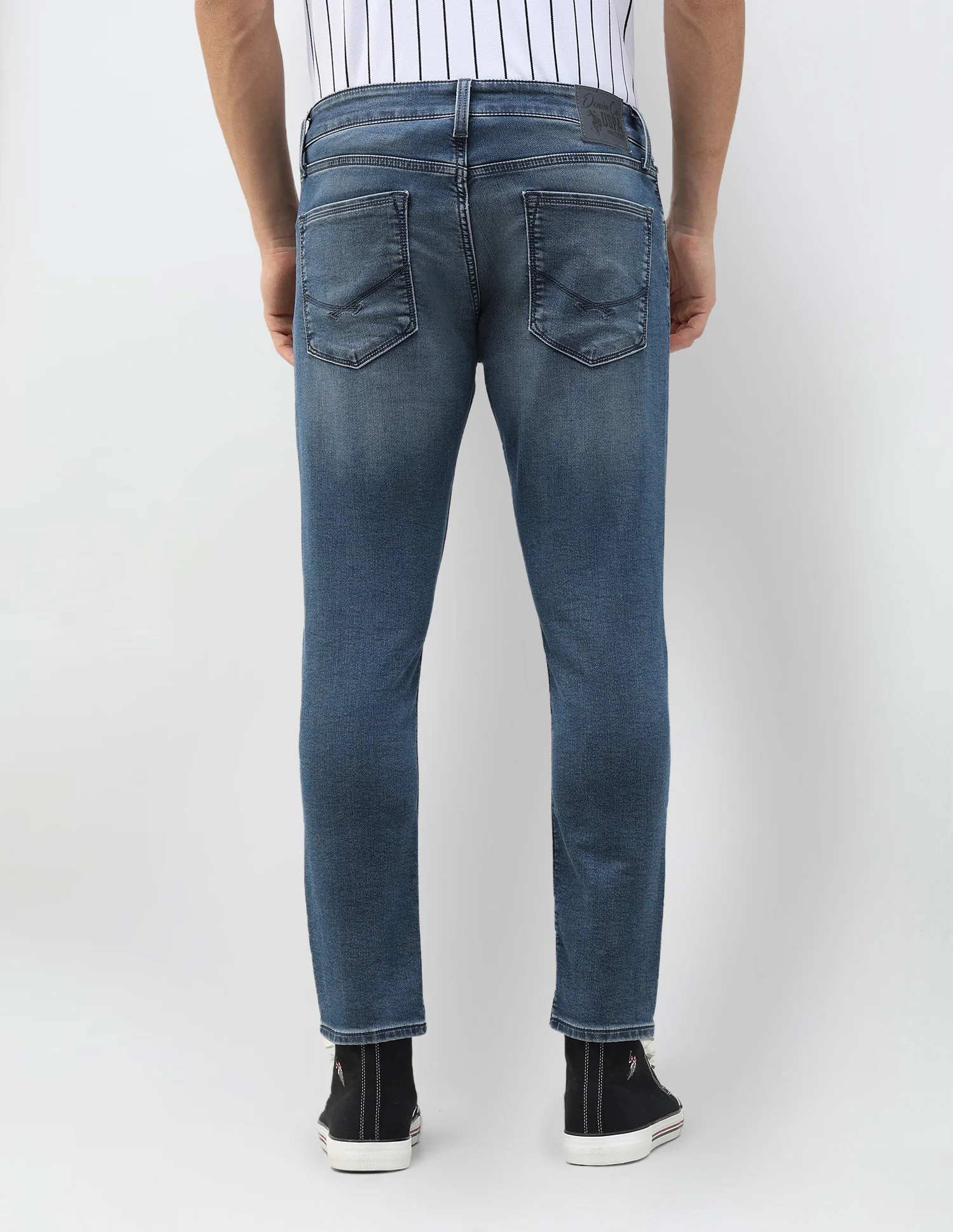 Henry Tapered Fit Blue Jeans - Image 5