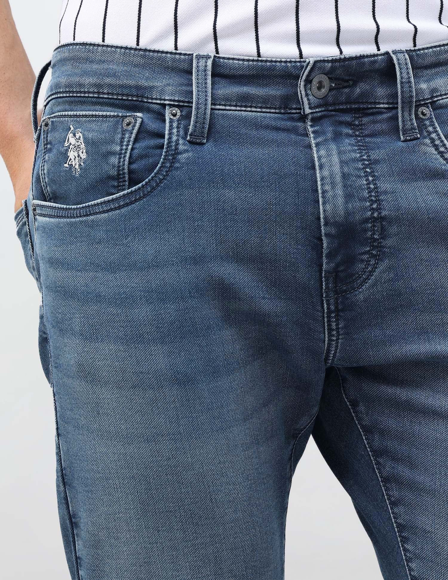 Henry Tapered Fit Blue Jeans - Image 7