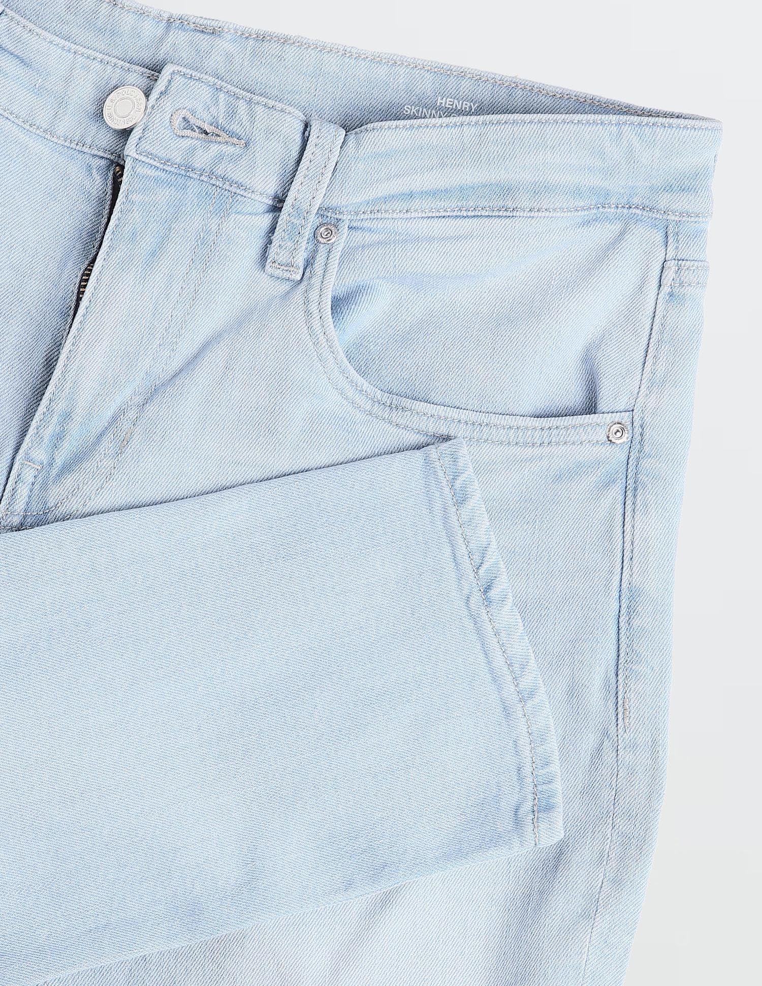 Henry Tapered Fit Blue Jeans - Image 2