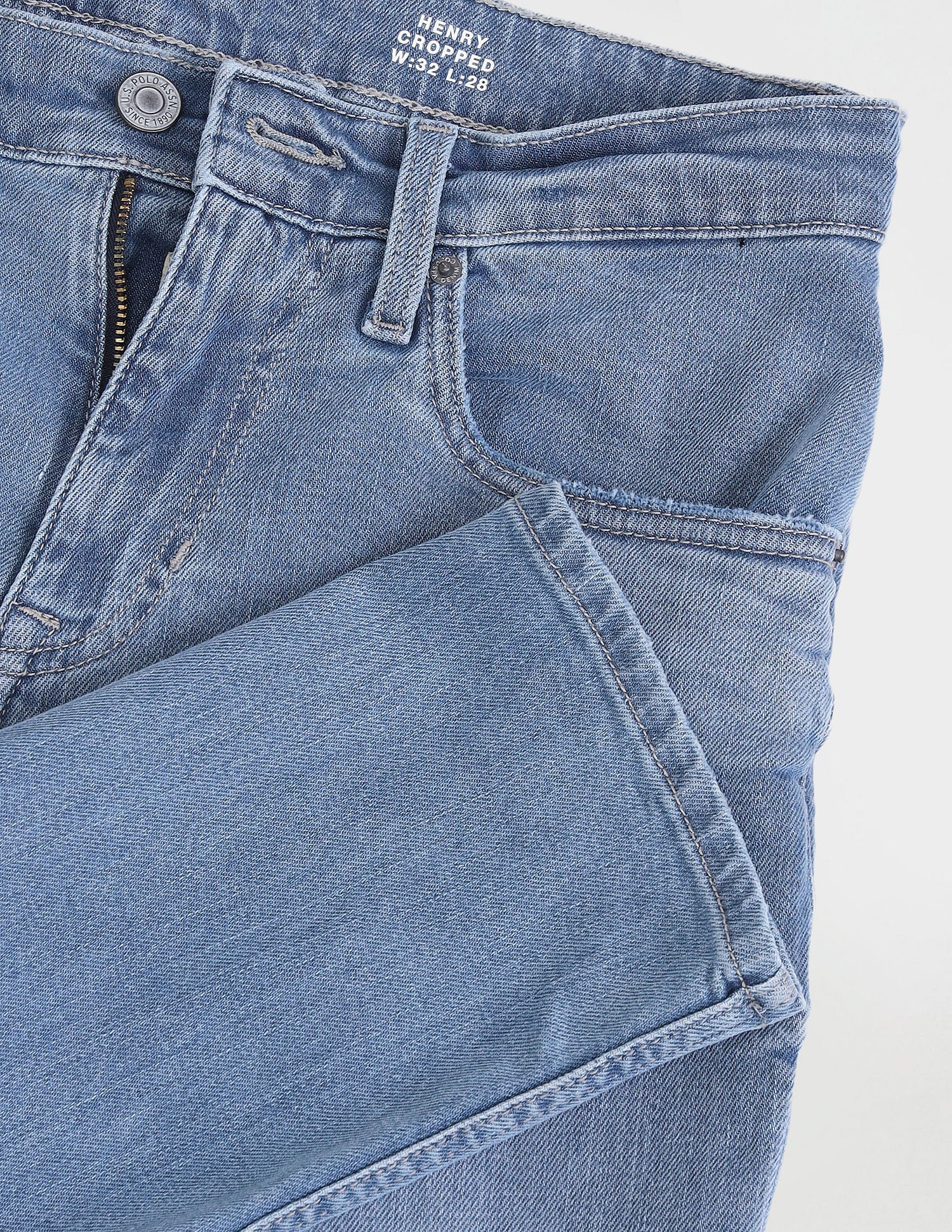 Henry Tapered Fit Blue Jeans - Image 2