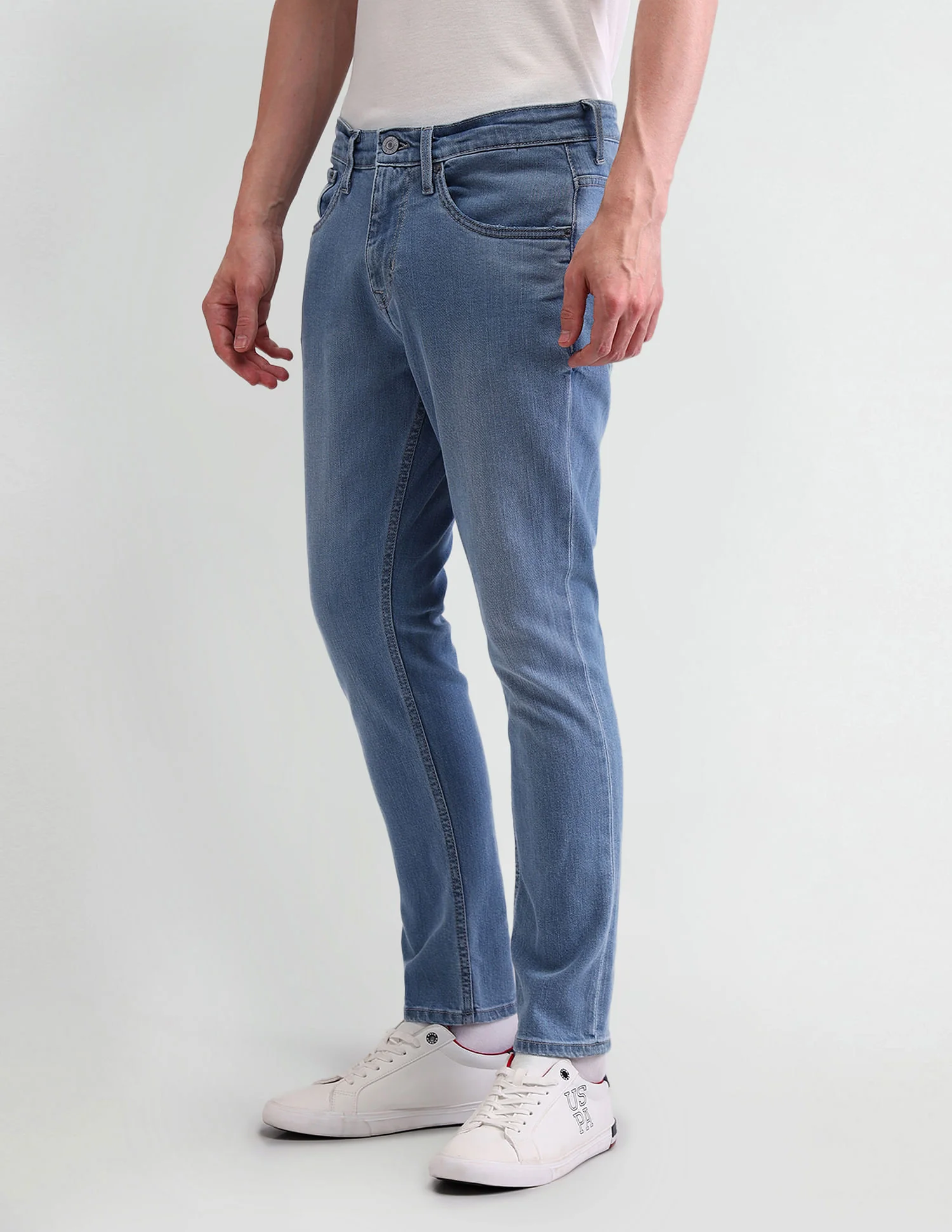 Henry Tapered Fit Blue Jeans - Image 4
