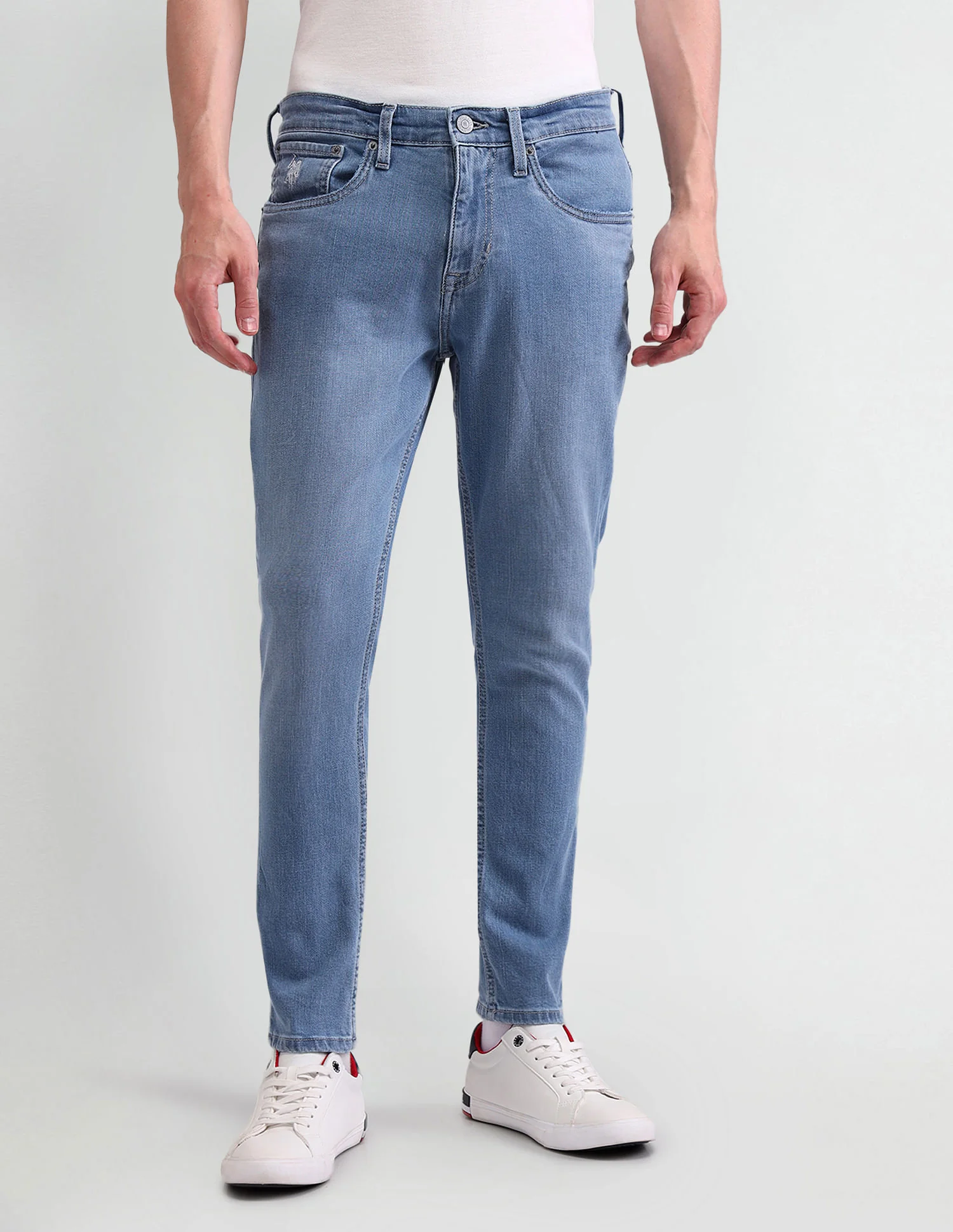 Henry Tapered Fit Blue Jeans - Image 6
