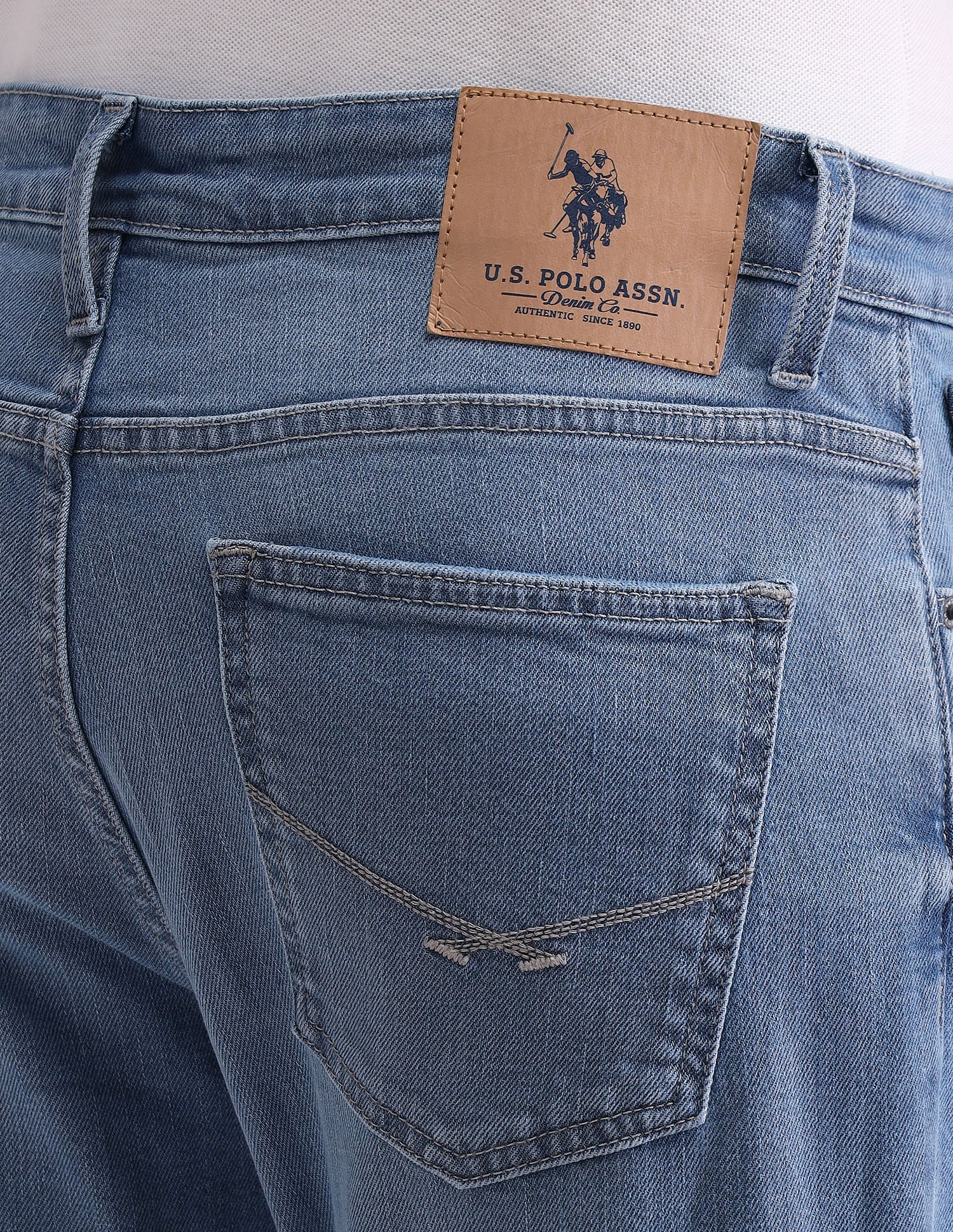 Henry Tapered Fit Blue Jeans - Image 7