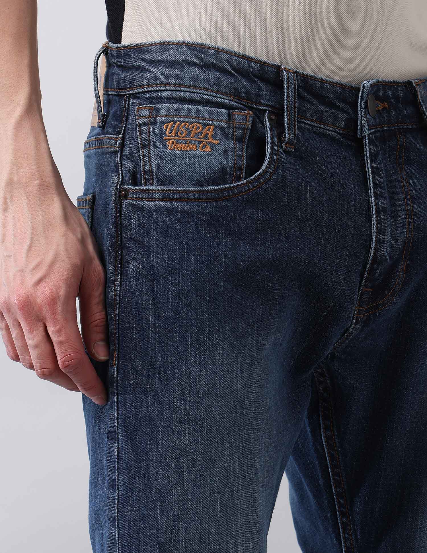 Henry Tapered Fit Blue Jeans - Image 7