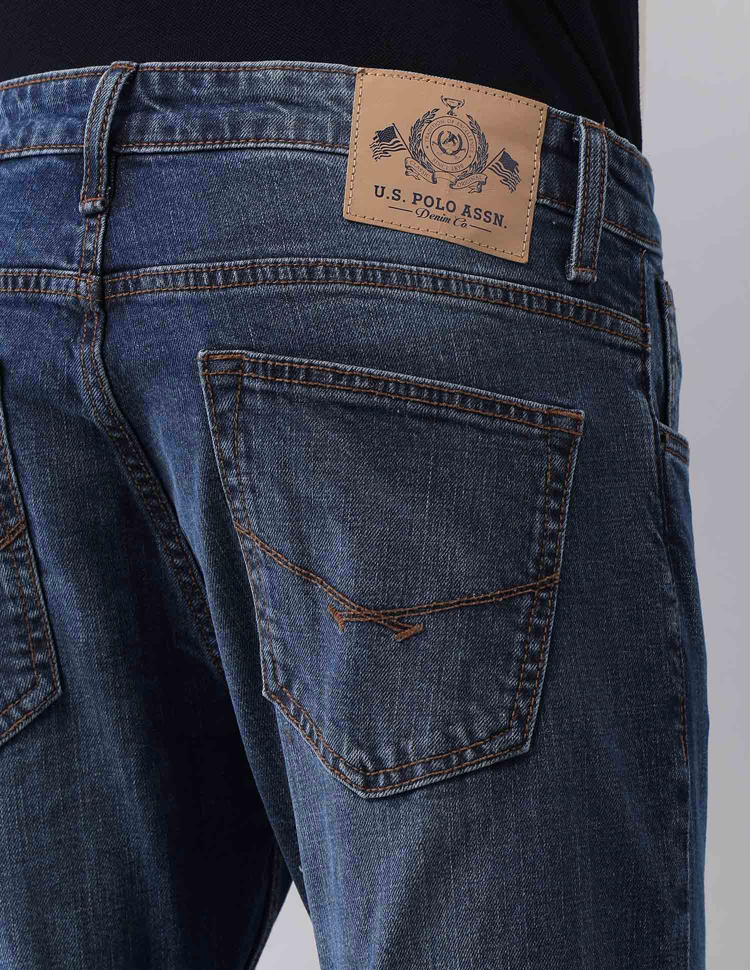 Henry Tapered Fit Blue Jeans - Image 8