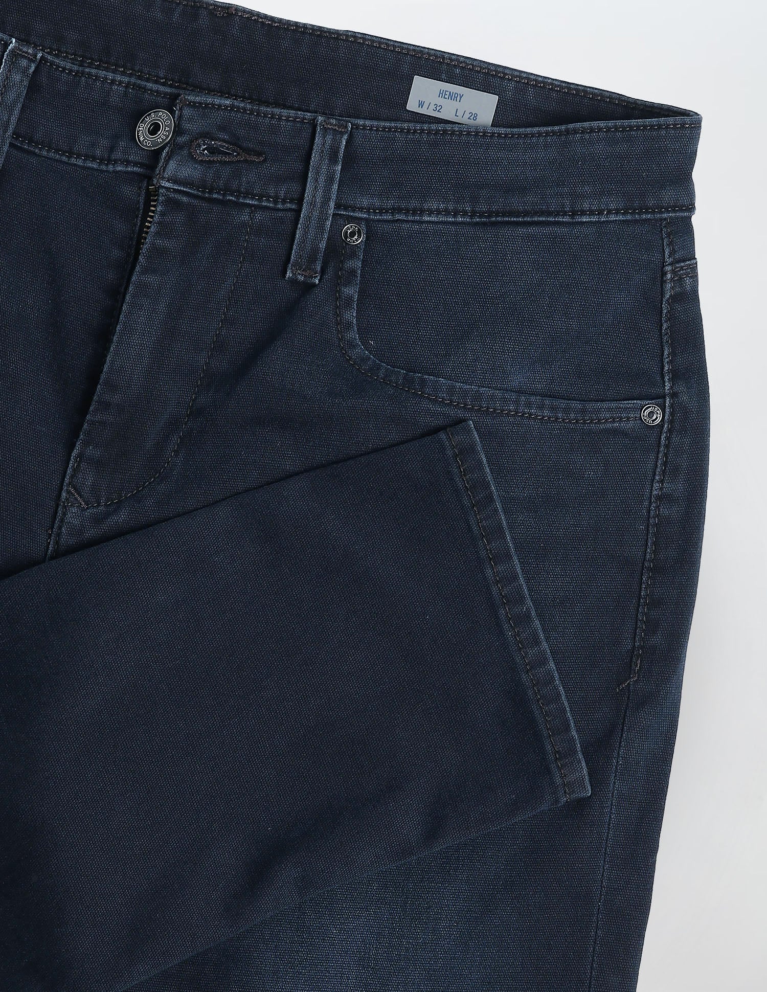 Henry Tapered Fit Blue Jeans - Image 2