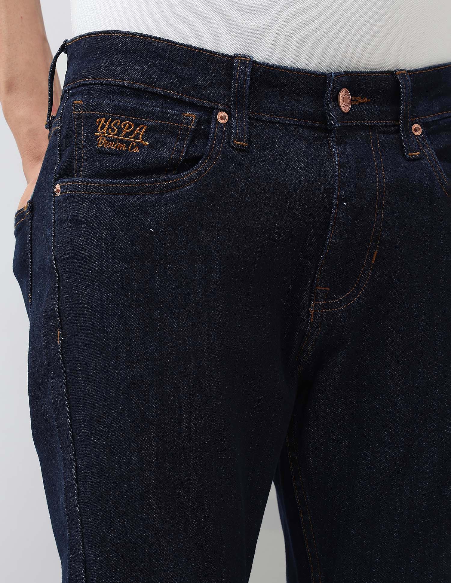 Henry Tapered Fit Blue Jeans - Image 7