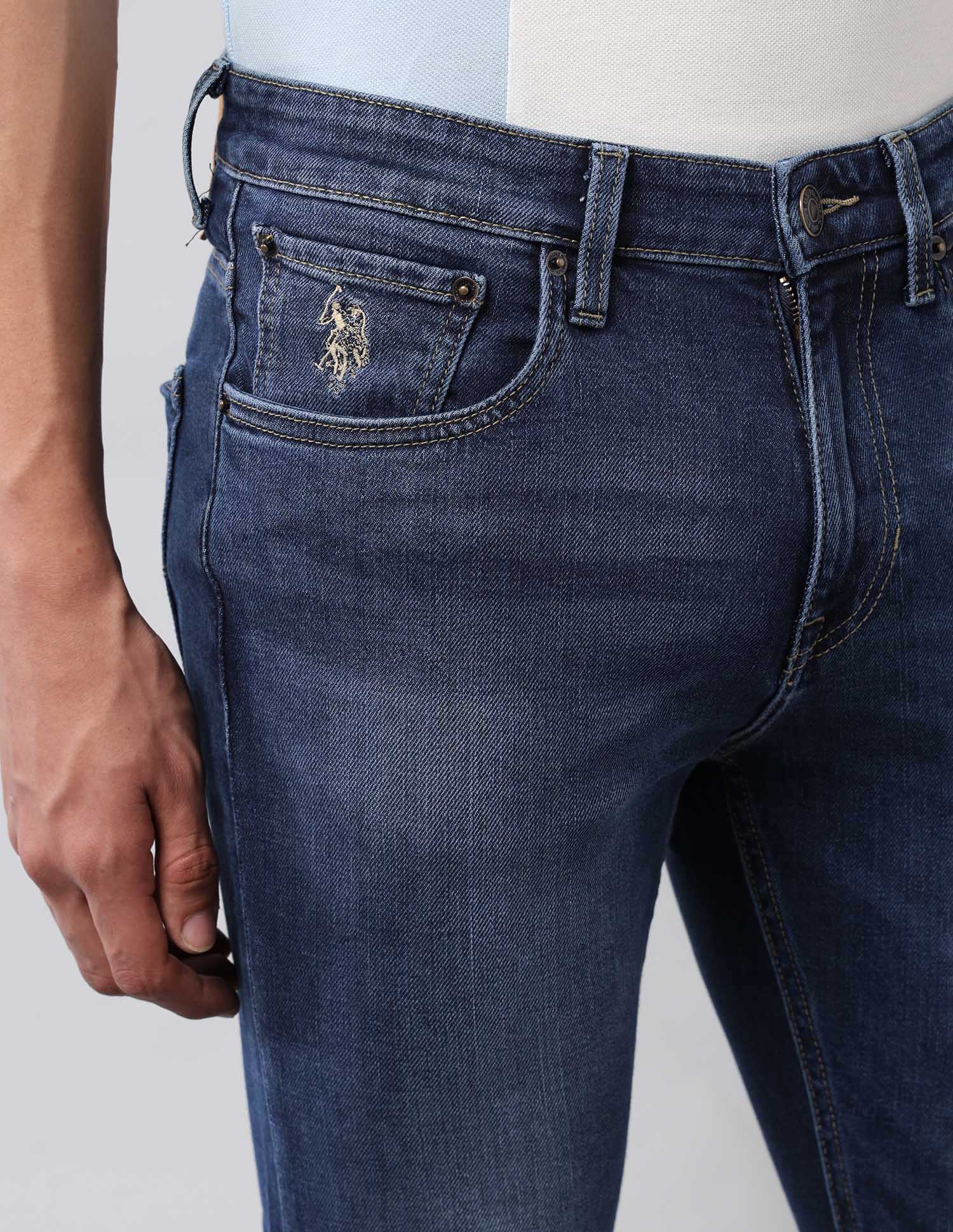 Henry Tapered Fit Blue Jeans - Image 7