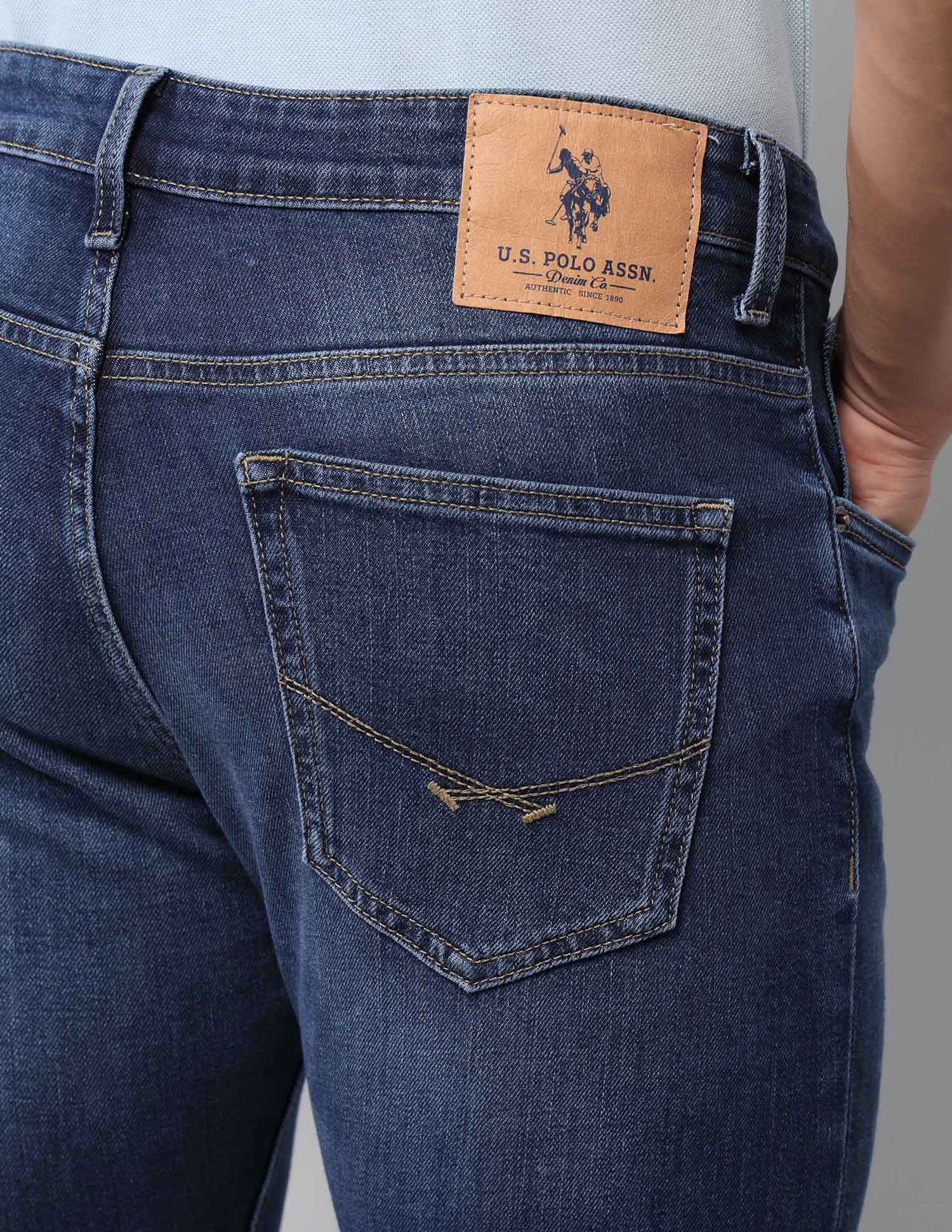 Henry Tapered Fit Blue Jeans - Image 8