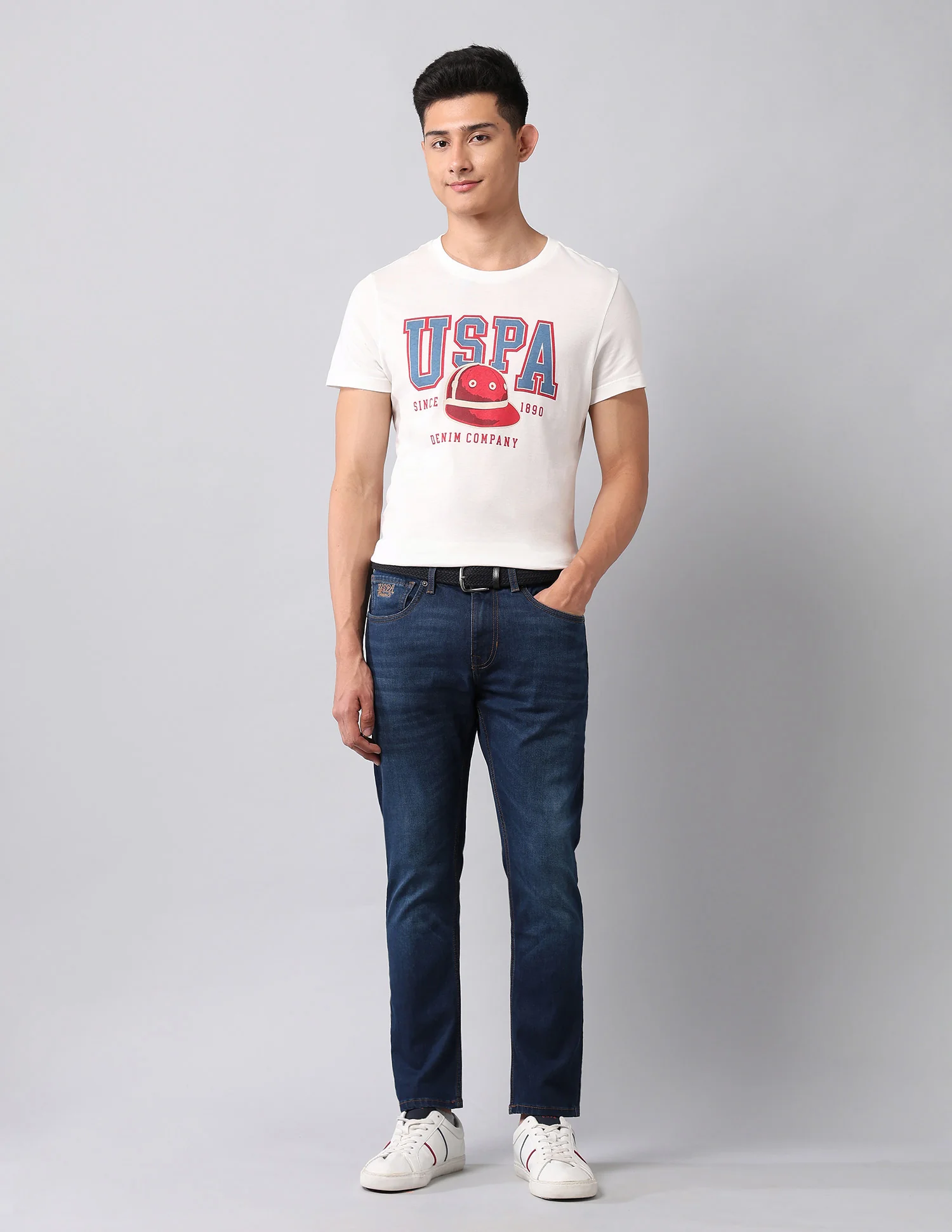 Henry Tapered Fit Blue Jeans - Image 3