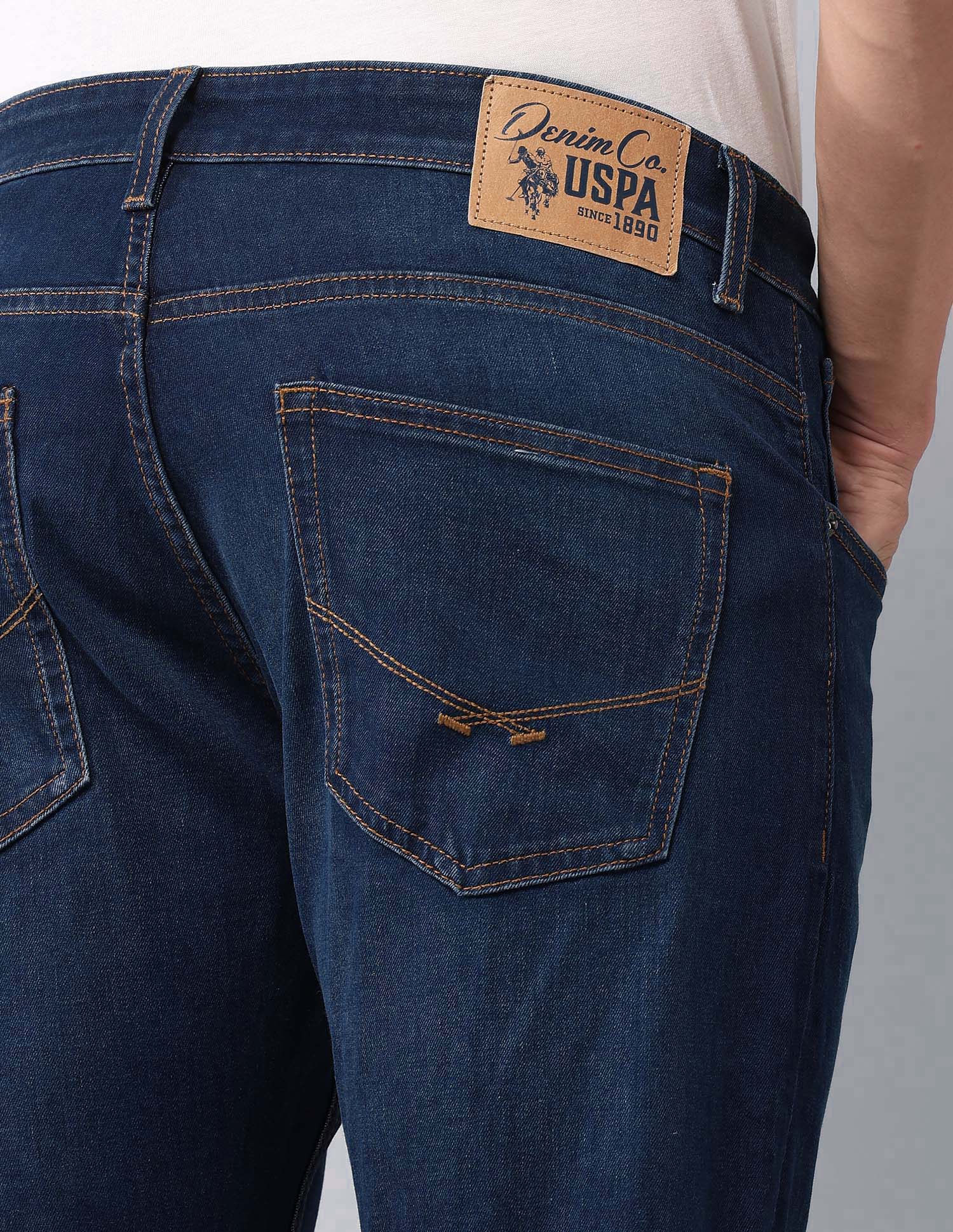 Henry Tapered Fit Blue Jeans - Image 8