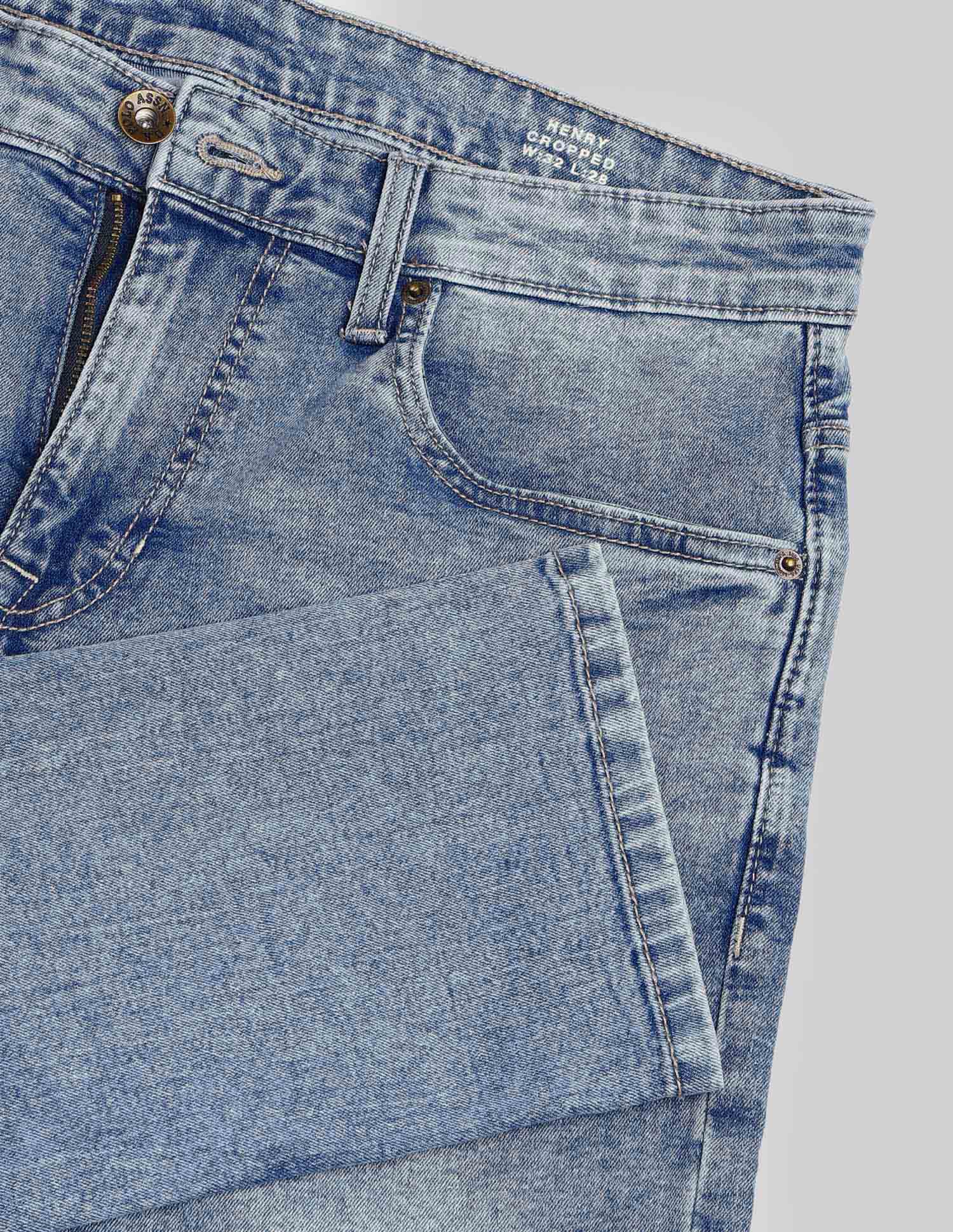 Henry Tapered Fit Blue Jeans - Image 2