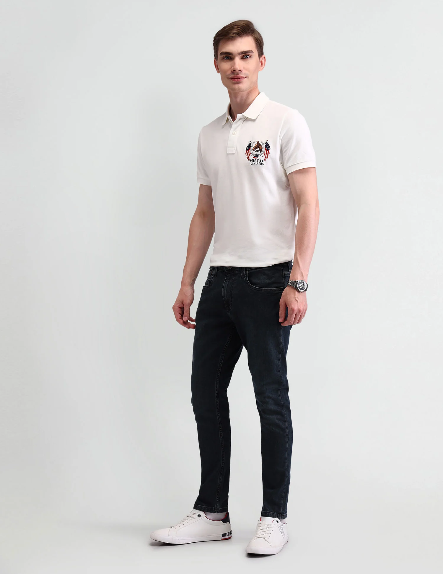 Henry Tapered Fit Blue Jeans - Image 3