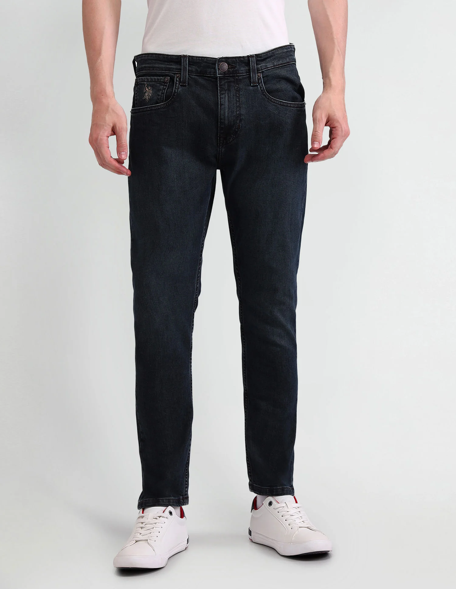 Henry Tapered Fit Blue Jeans - Image 6