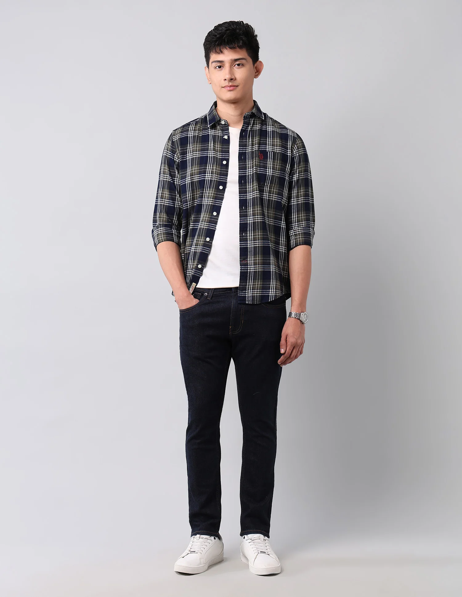 Henry Tapered Fit Blue Jeans - Image 3