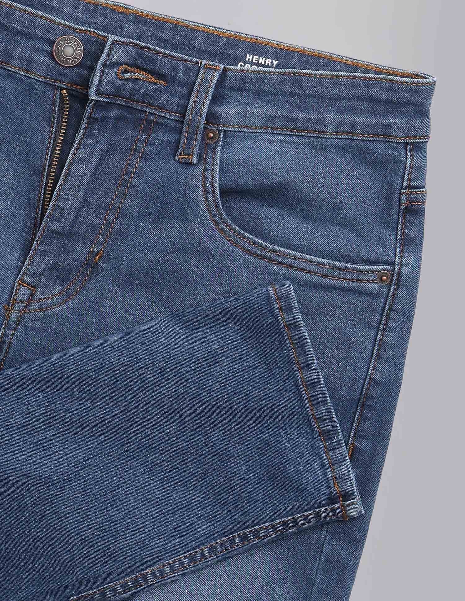Henry Tapered Fit Blue Jeans - Image 2