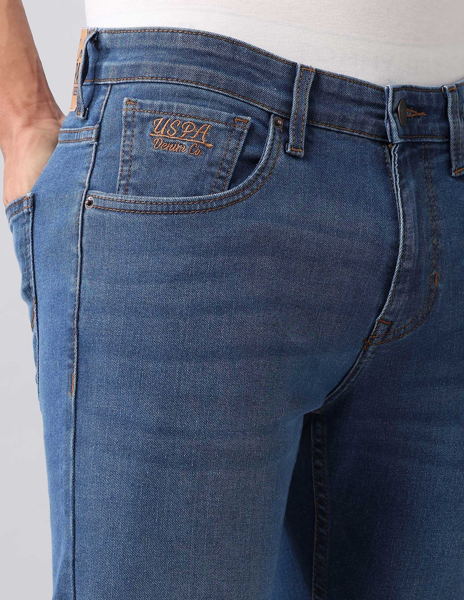 Henry Tapered Fit Blue Jeans - Image 7