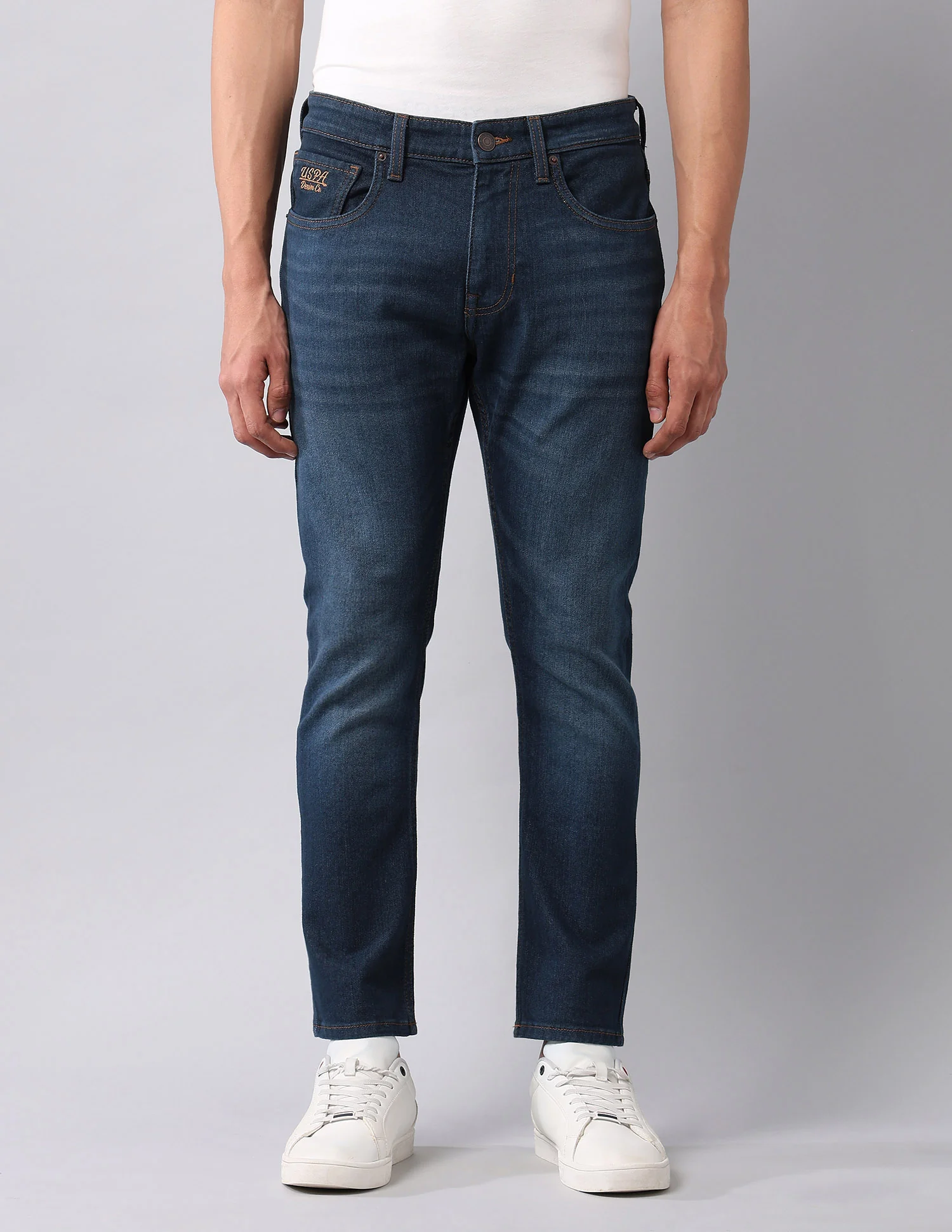 Henry Tapered Fit Blue Jeans - Image 6