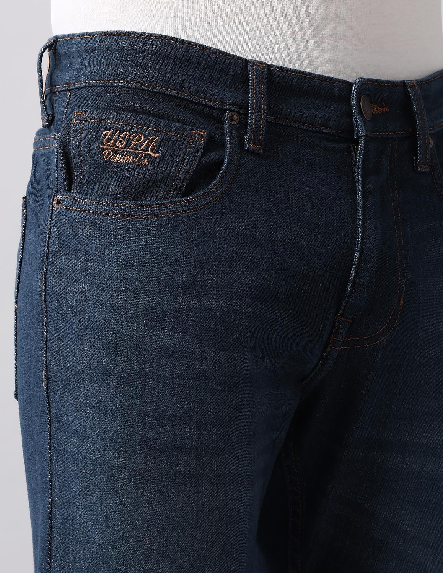 Henry Tapered Fit Blue Jeans - Image 7