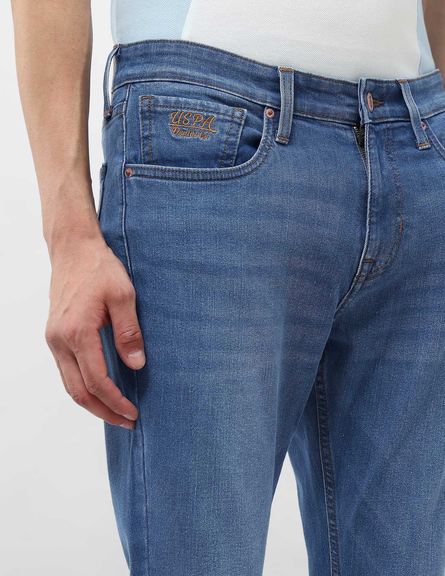 Henry Tapered Fit Blue Jeans - Image 7