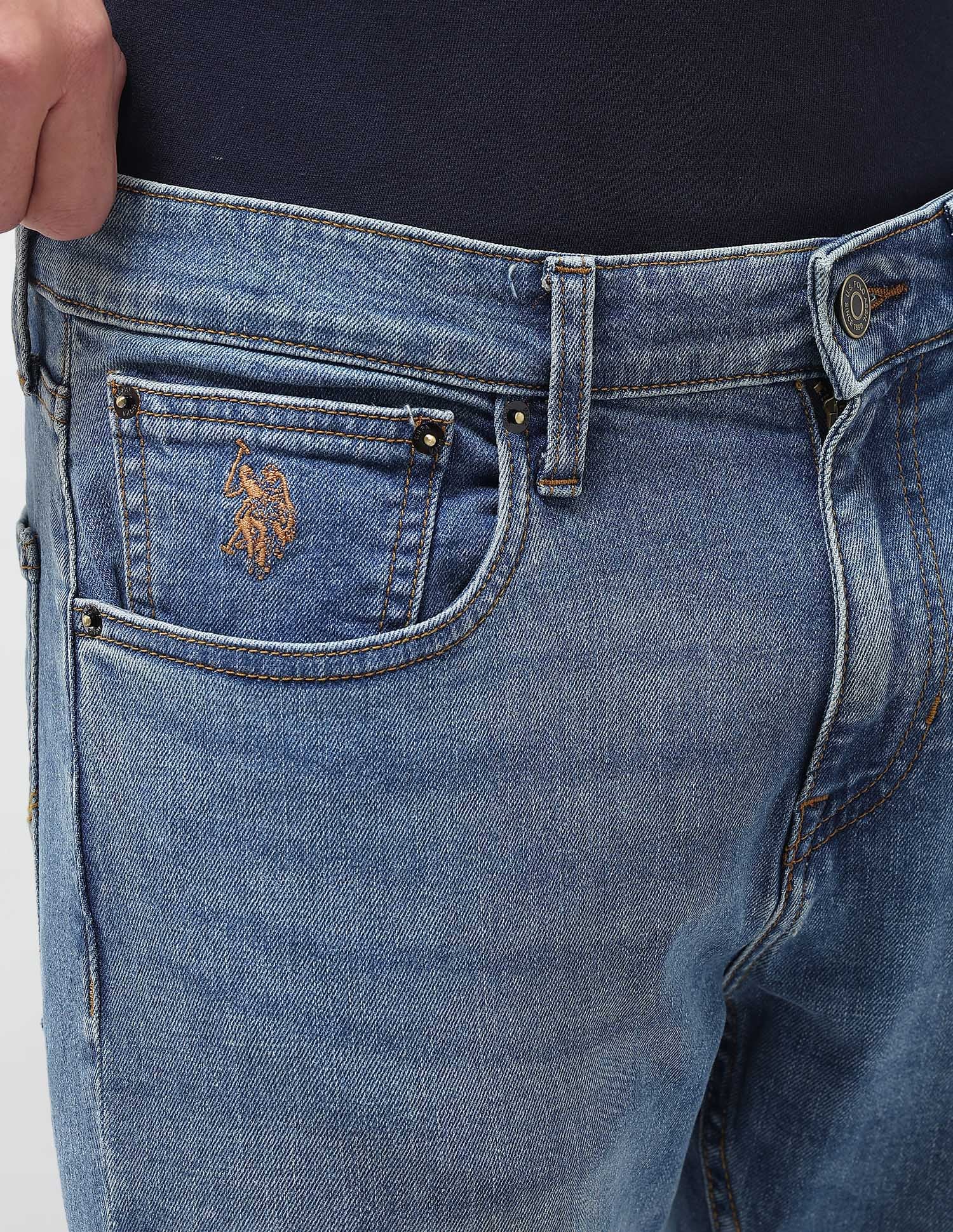 Henry Tapered Fit Blue Jeans - Image 7