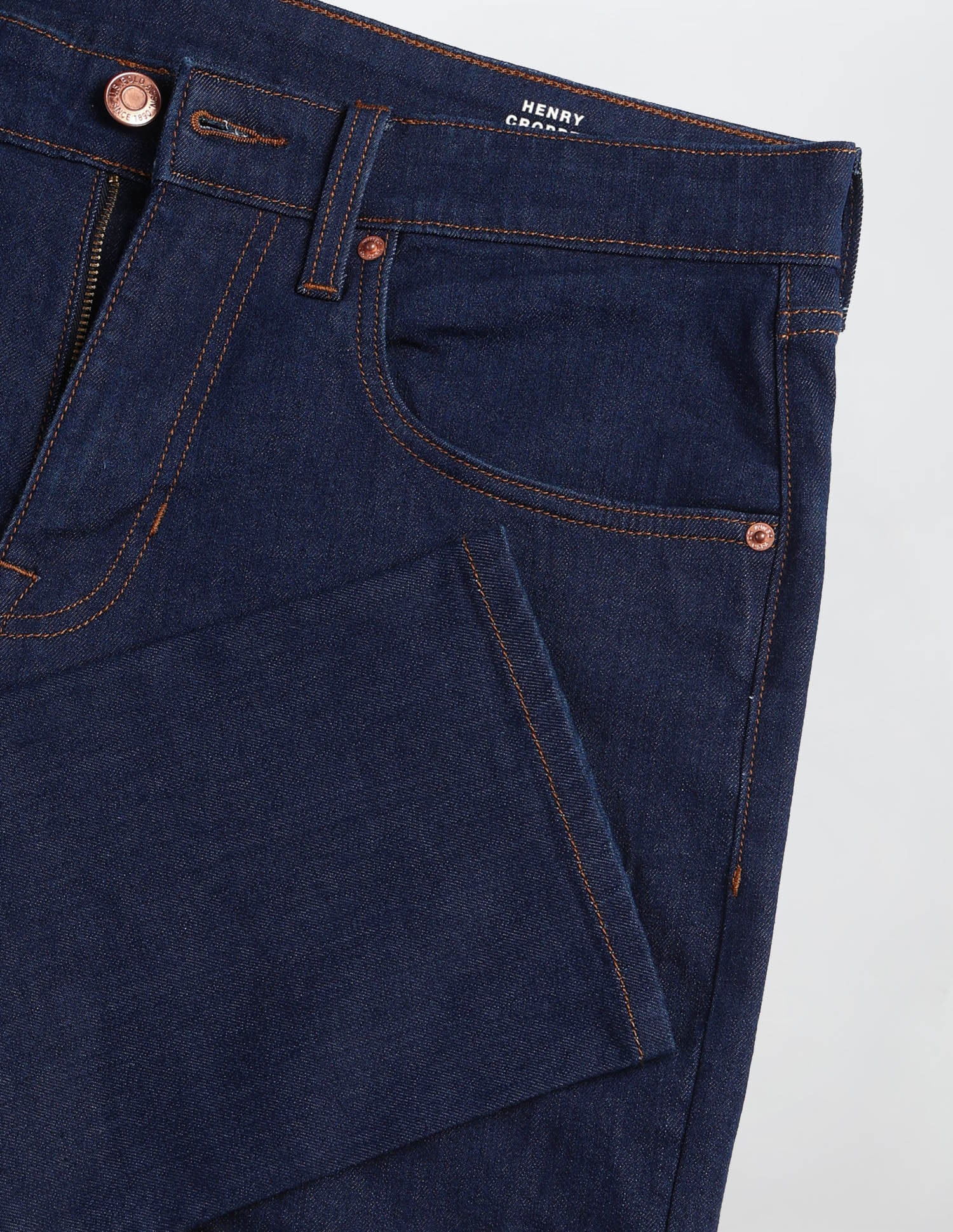 Henry Tapered Fit Blue Jeans - Image 2