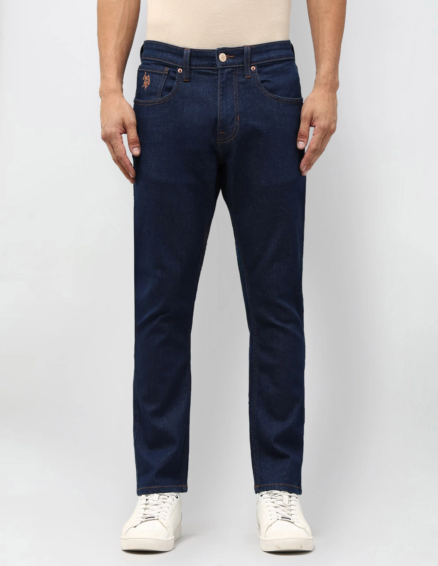 Henry Tapered Fit Blue Jeans - Image 6