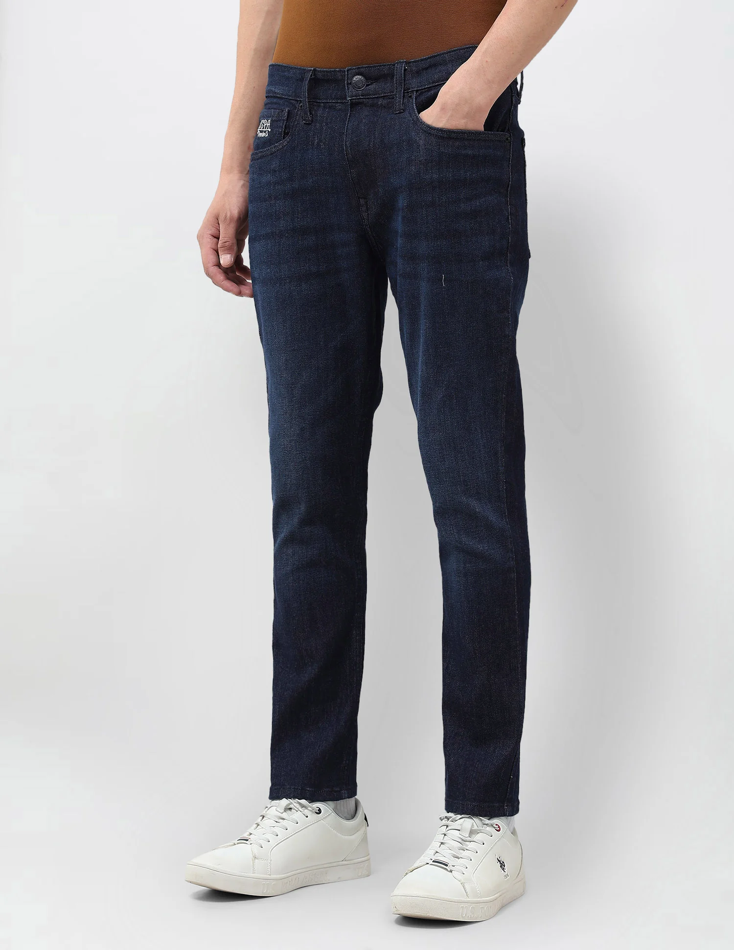 Henry Tapered Fit Blue Jeans - Image 4