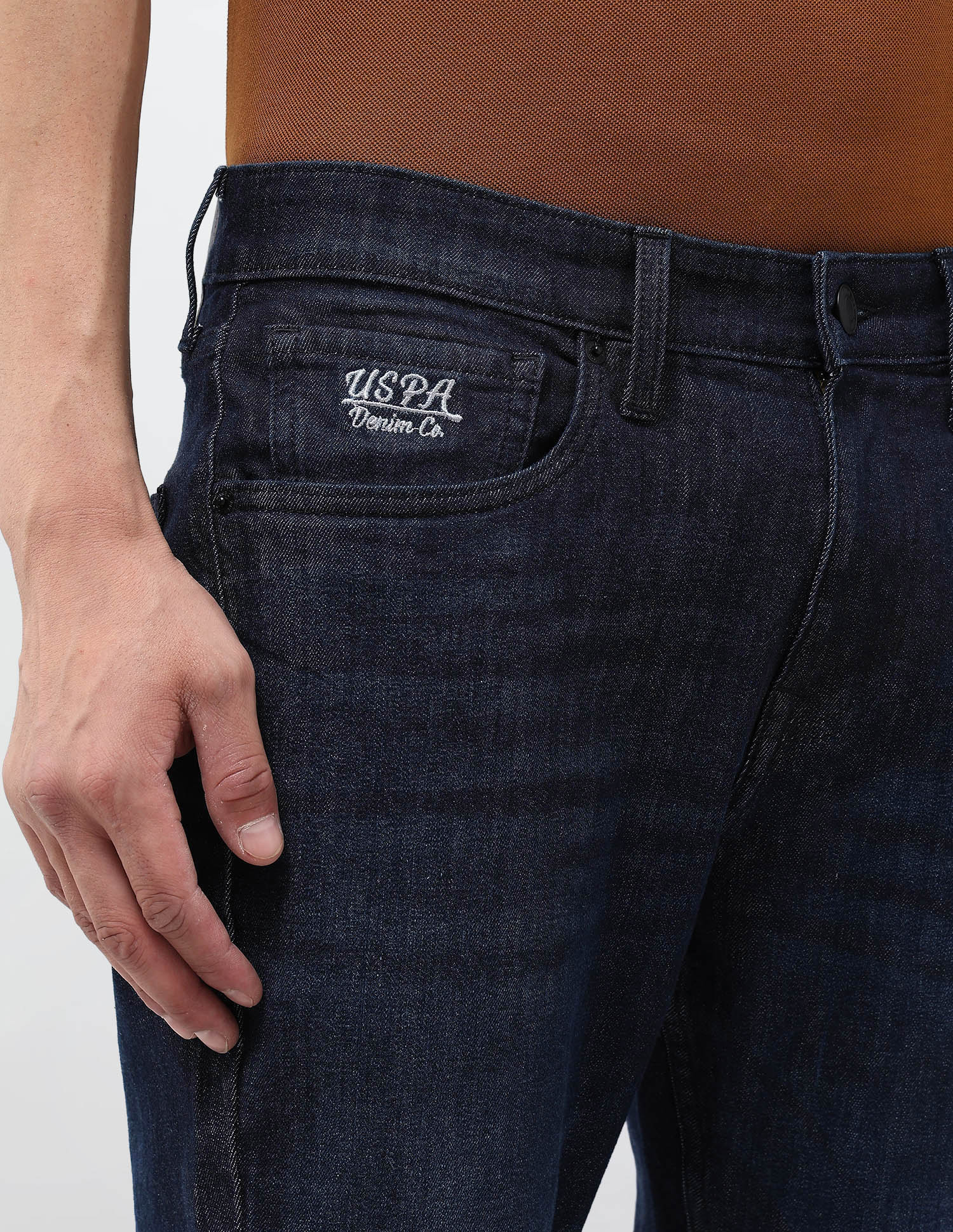 Henry Tapered Fit Blue Jeans - Image 7