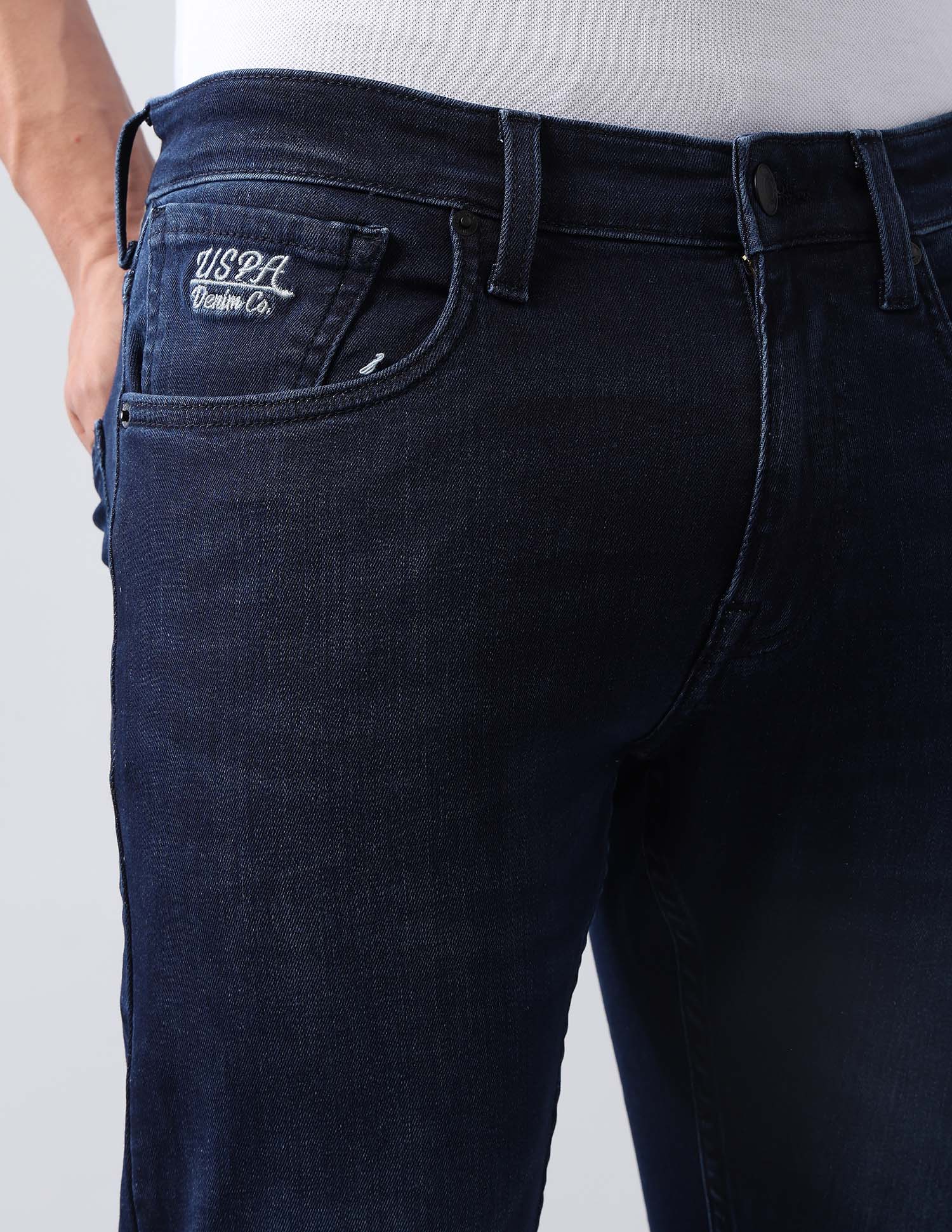 Henry Tapered Fit Blue Jeans - Image 7