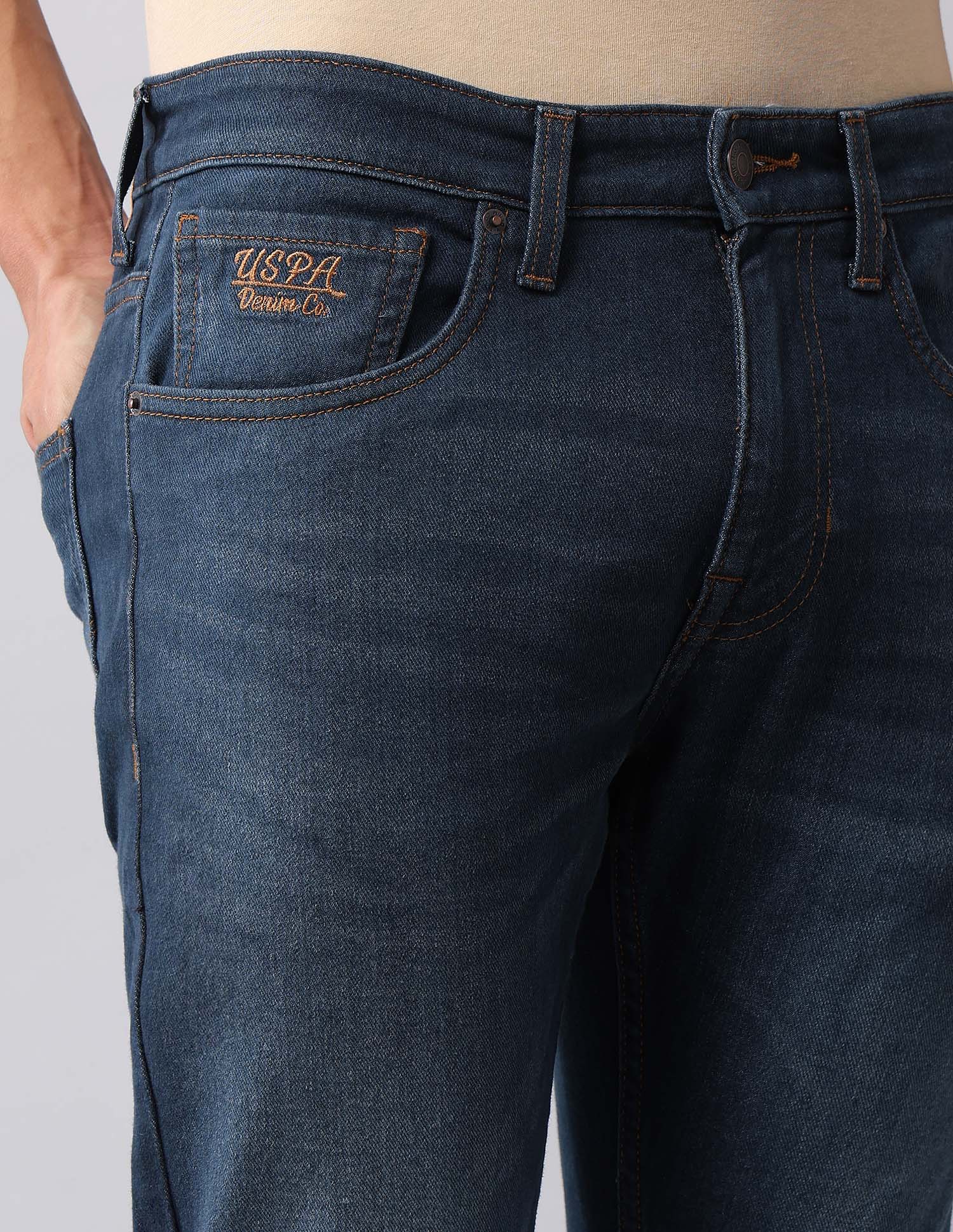Henry Tapered Fit Blue Jeans - Image 7