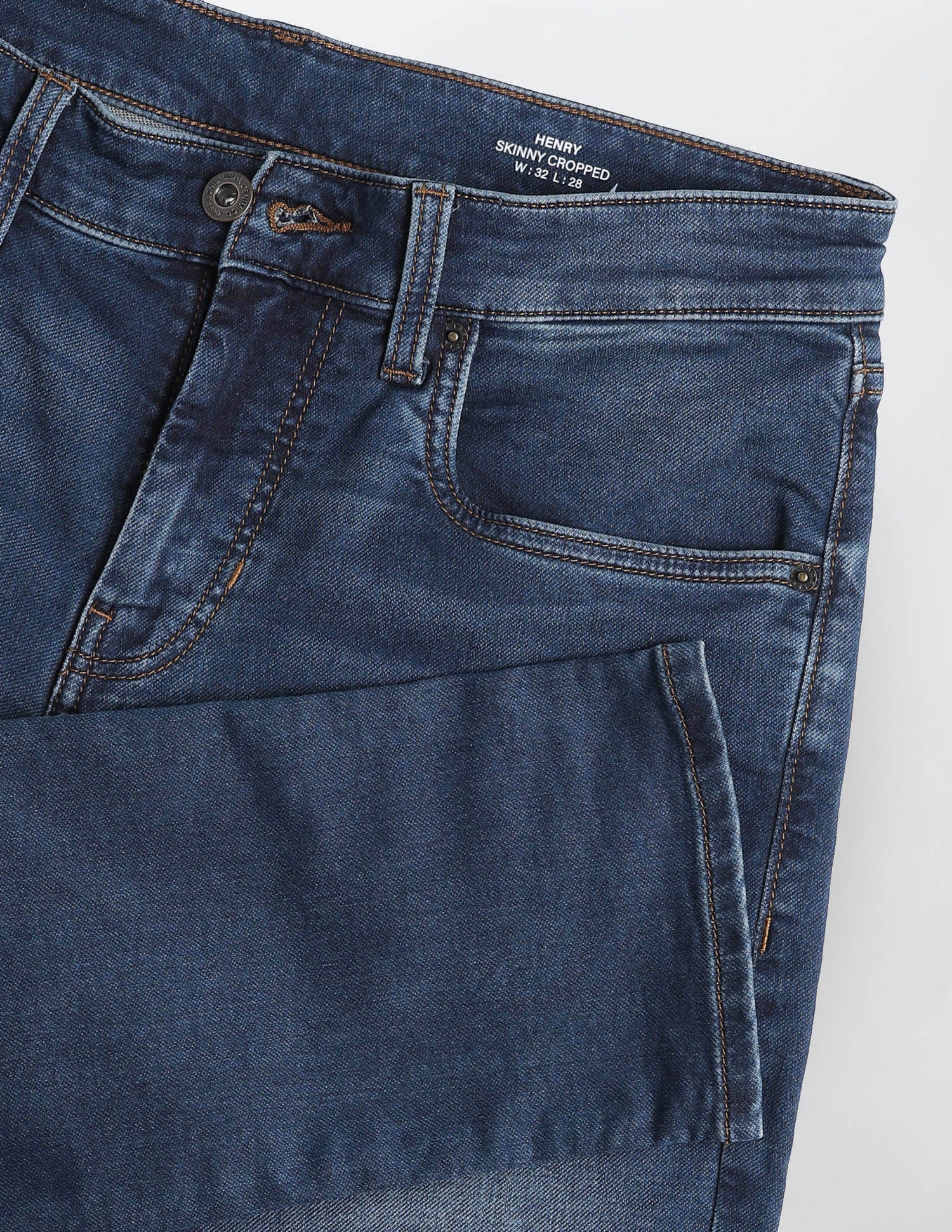 Henry Tapered Fit Blue Jeans - Image 2