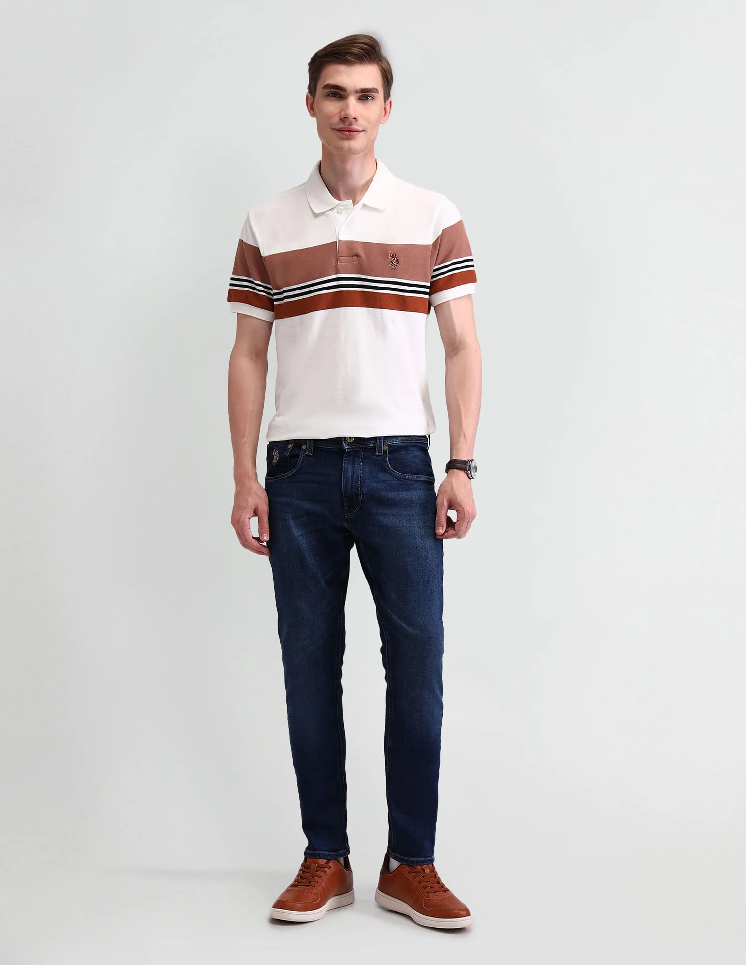 Henry Tapered Fit Blue Jeans - Image 3