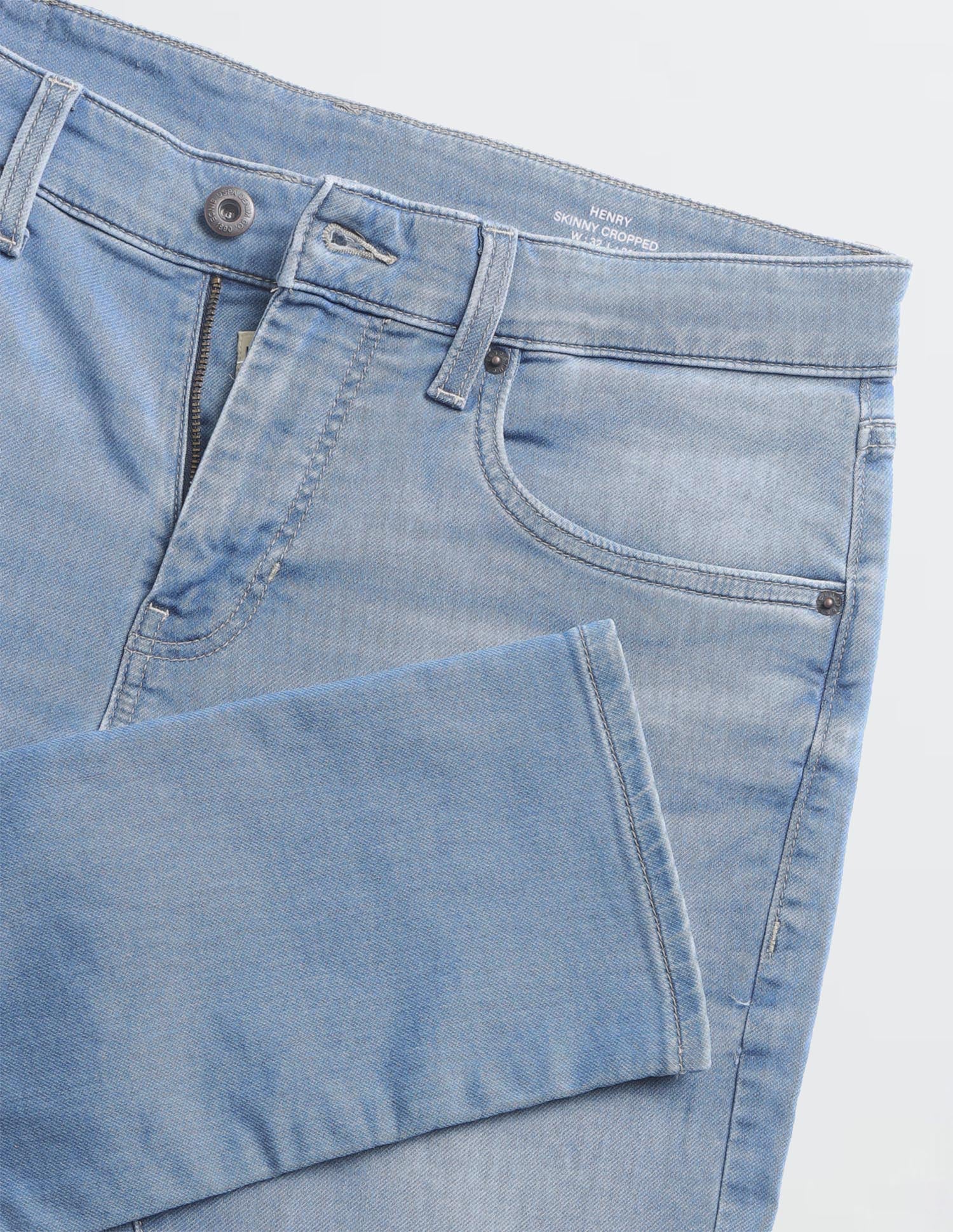 Henry Tapered Fit Blue Jeans - Image 2