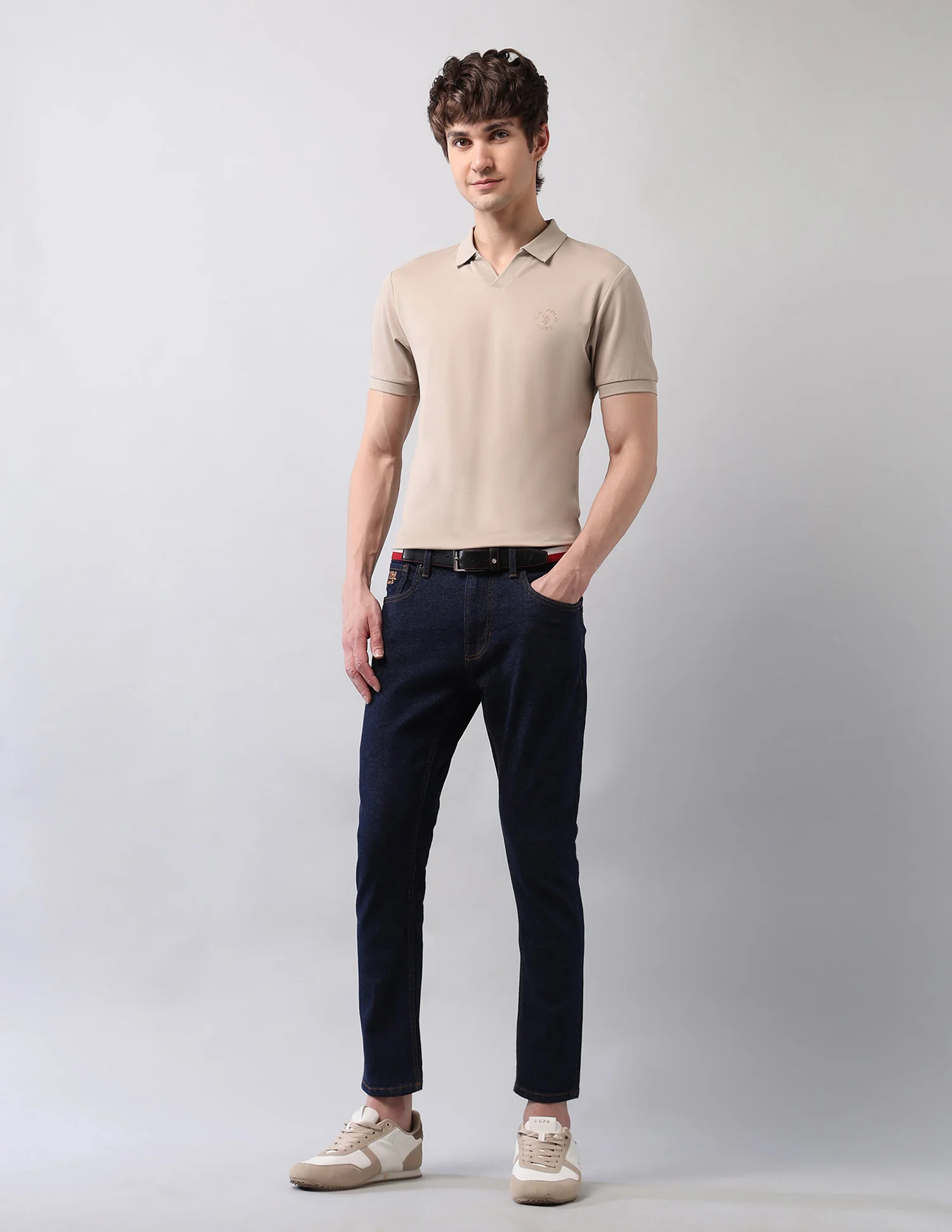 Henry Tapered Fit Blue Jeans - Image 3