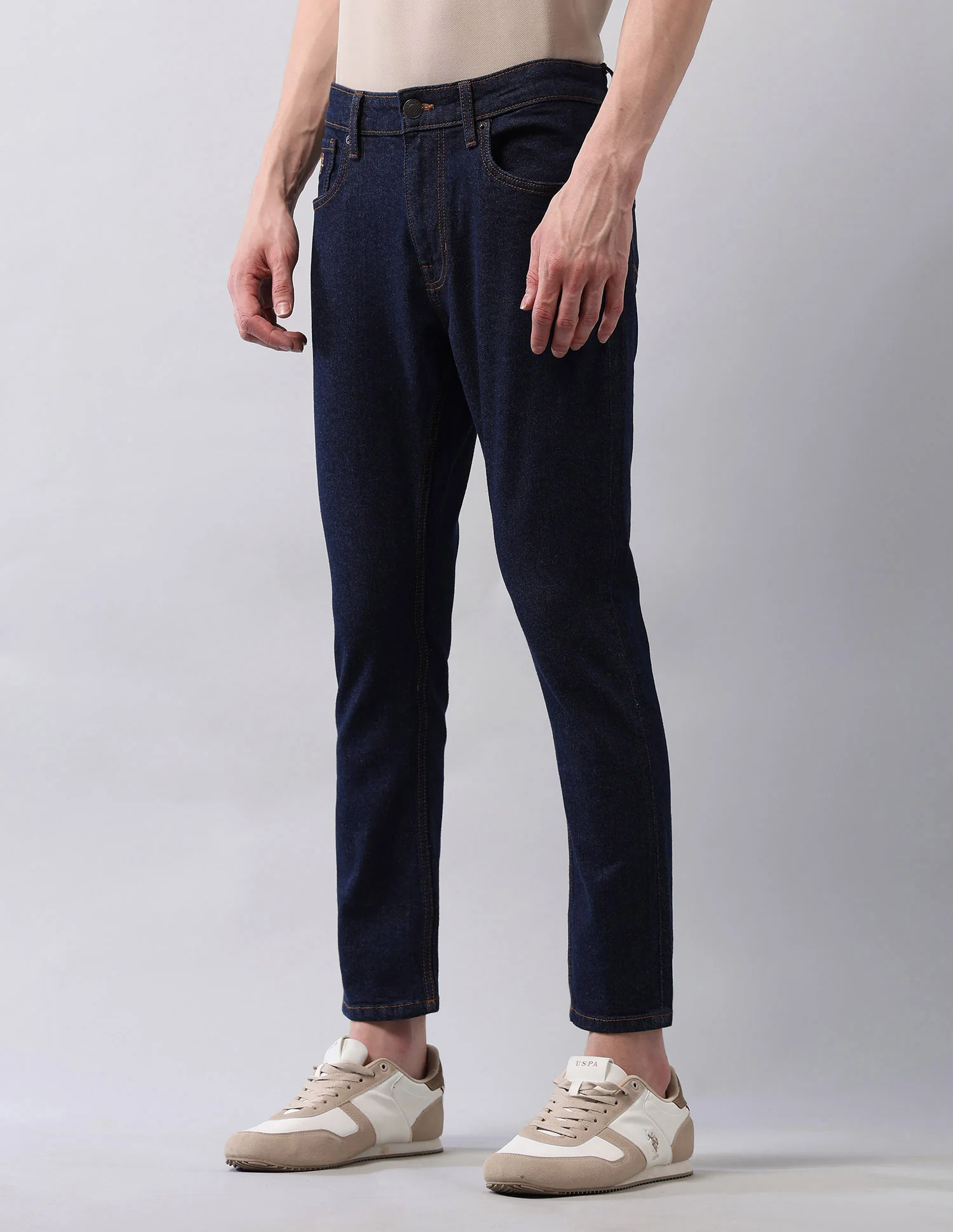 Henry Tapered Fit Blue Jeans - Image 4