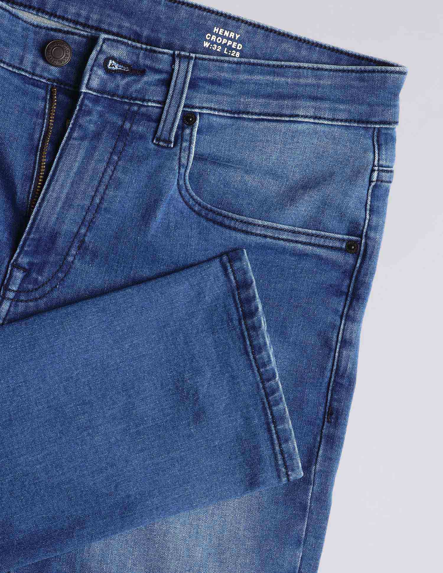 Henry Tapered Fit Blue Jeans - Image 2