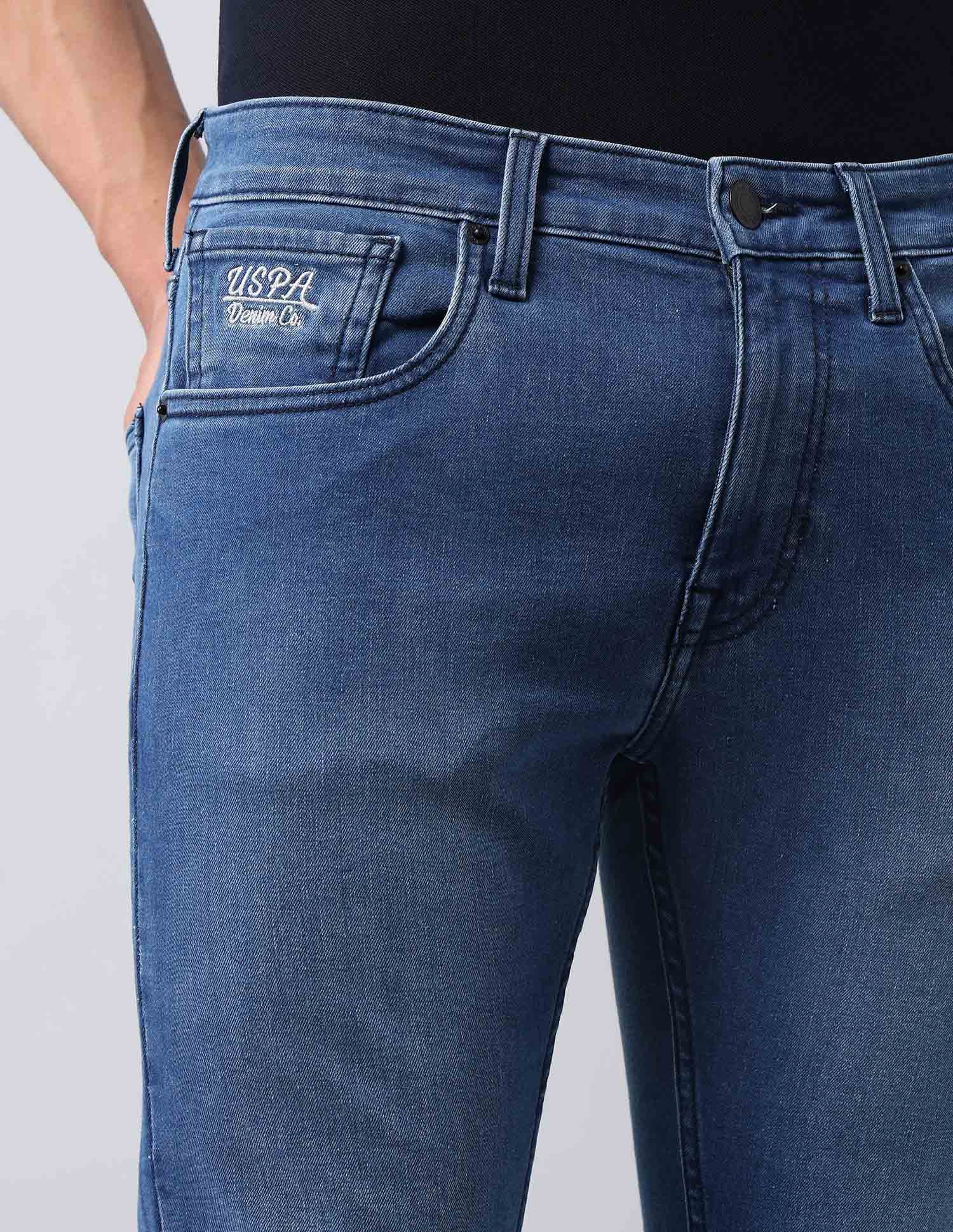 Henry Tapered Fit Blue Jeans - Image 7