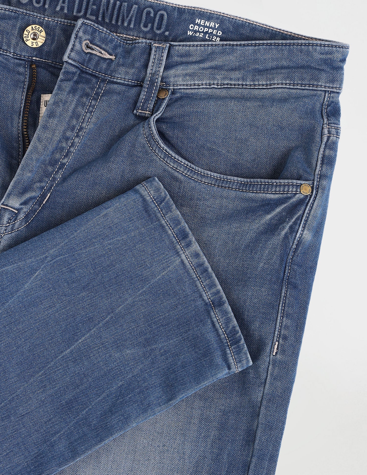 Henry Tapered Fit Blue Jeans - Image 2