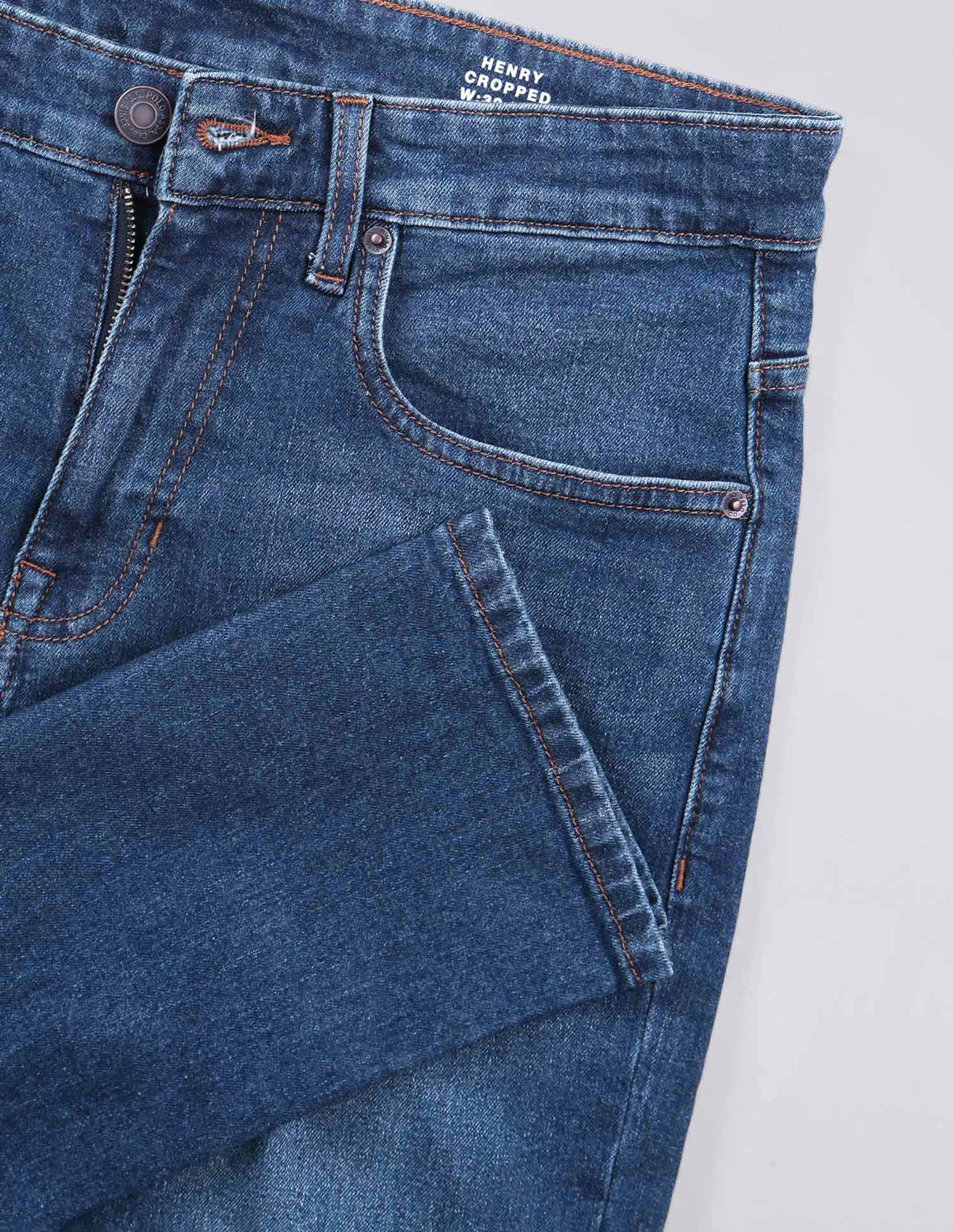 Henry Tapered Fit Blue Jeans - Image 2