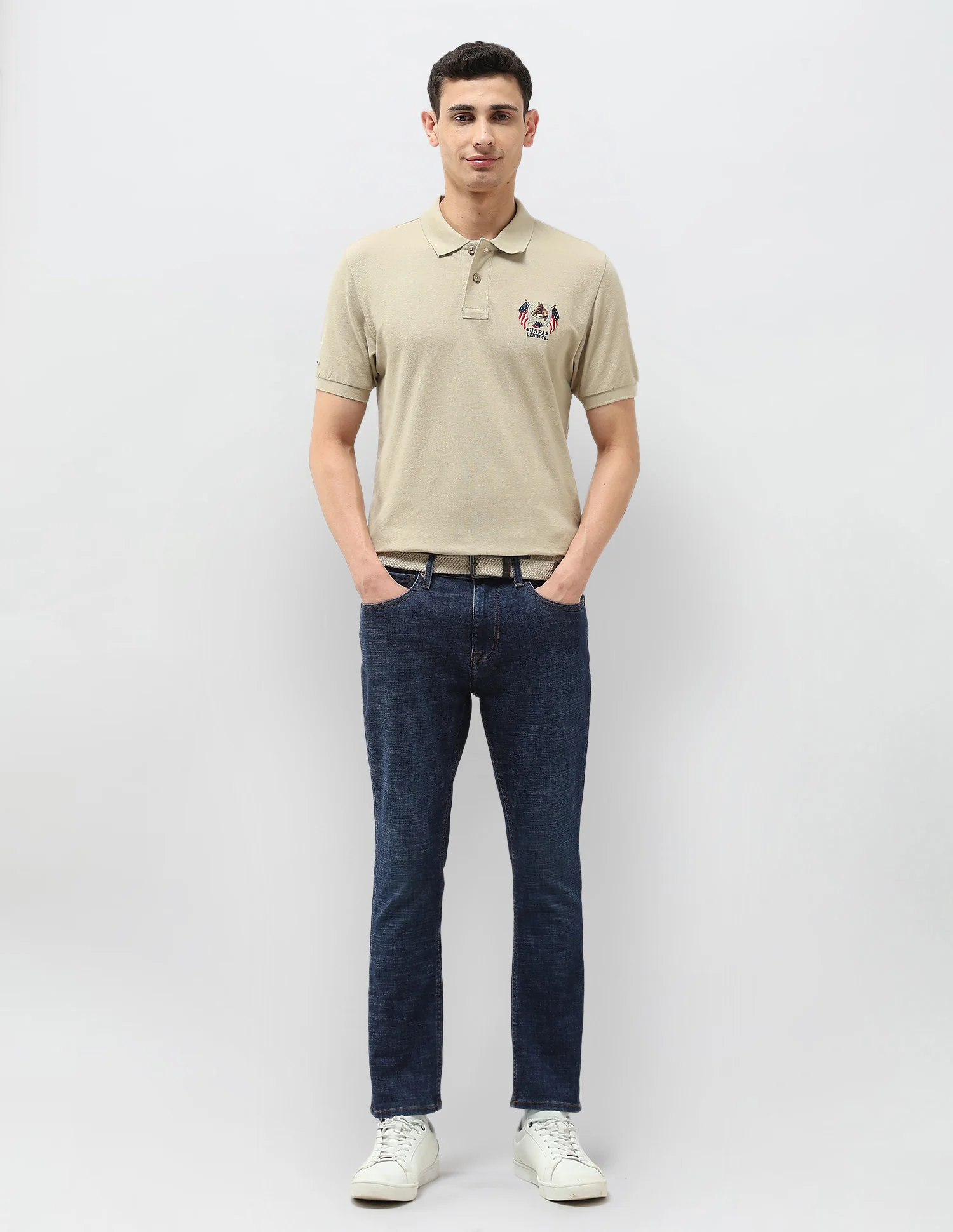 Henry Tapered Fit Blue Jeans - Image 3