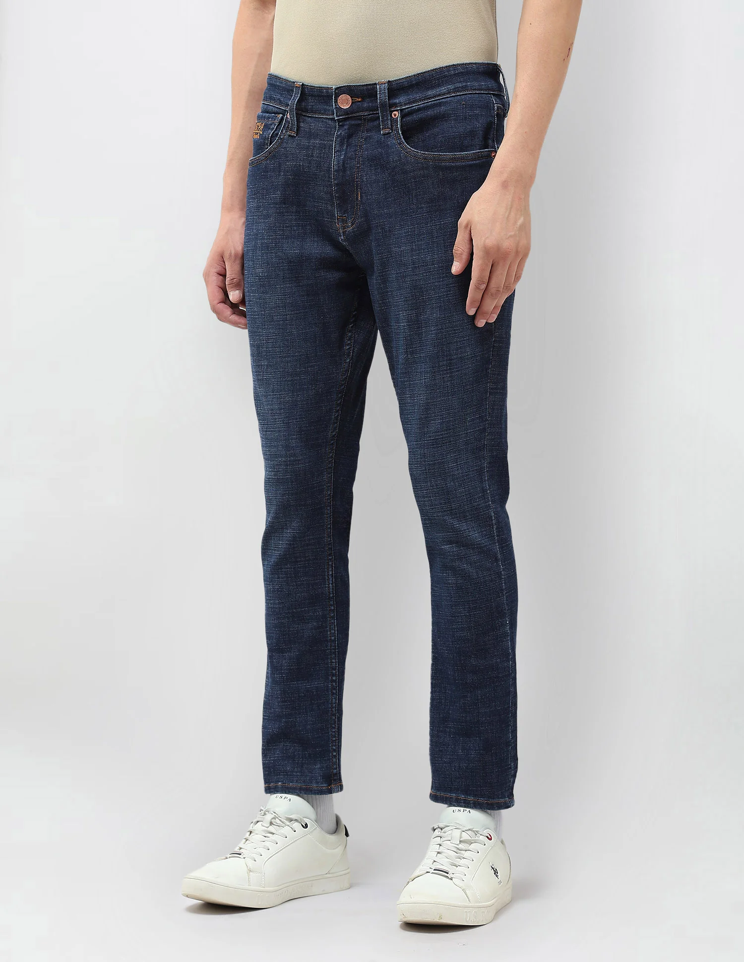 Henry Tapered Fit Blue Jeans - Image 4