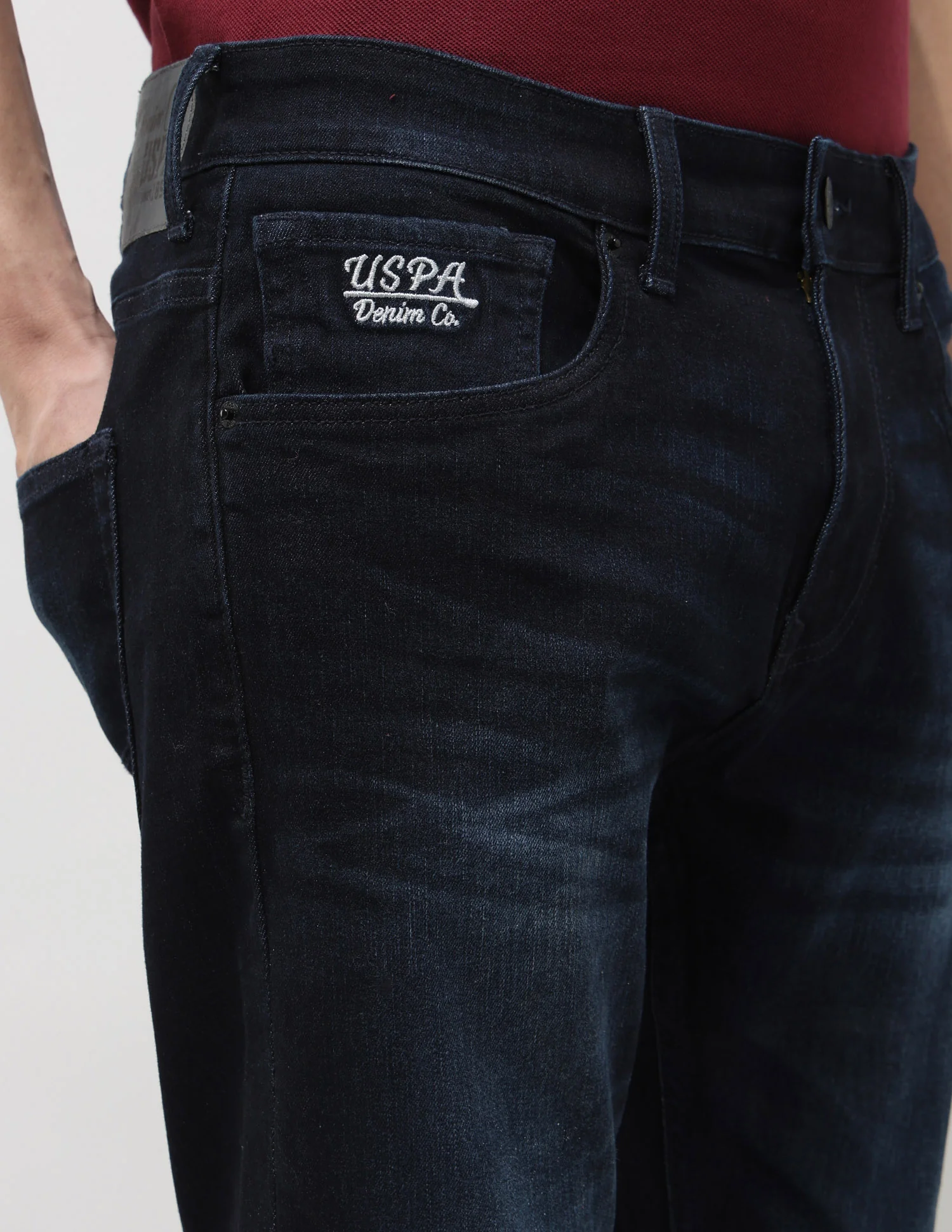 Henry Tapered Fit Blue Jeans - Image 7